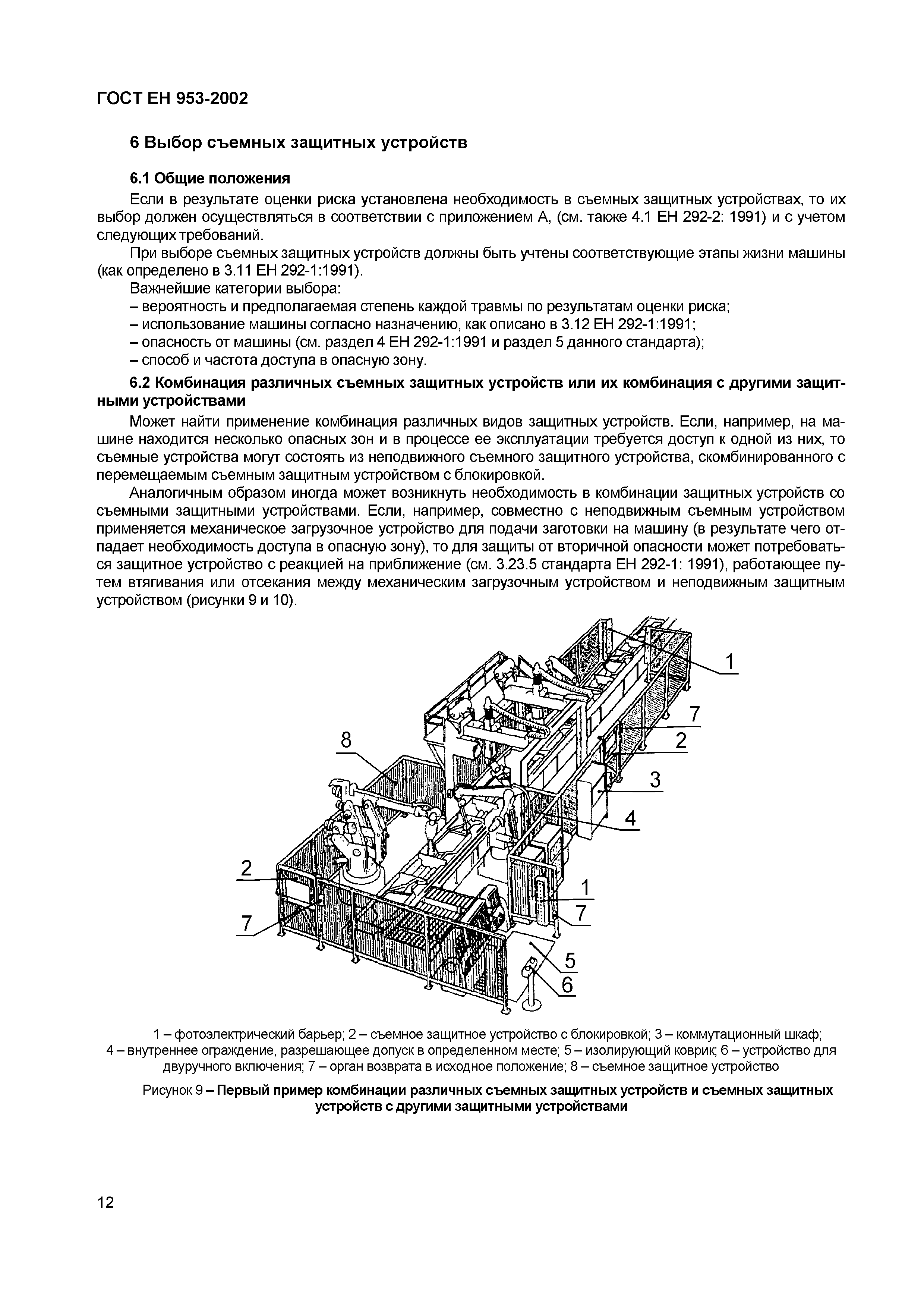 Скачать ГОСТ ЕН 953-2002 Безопасность машин. Съемные защитные устройства.  Общие требования по конструированию и изготовлению