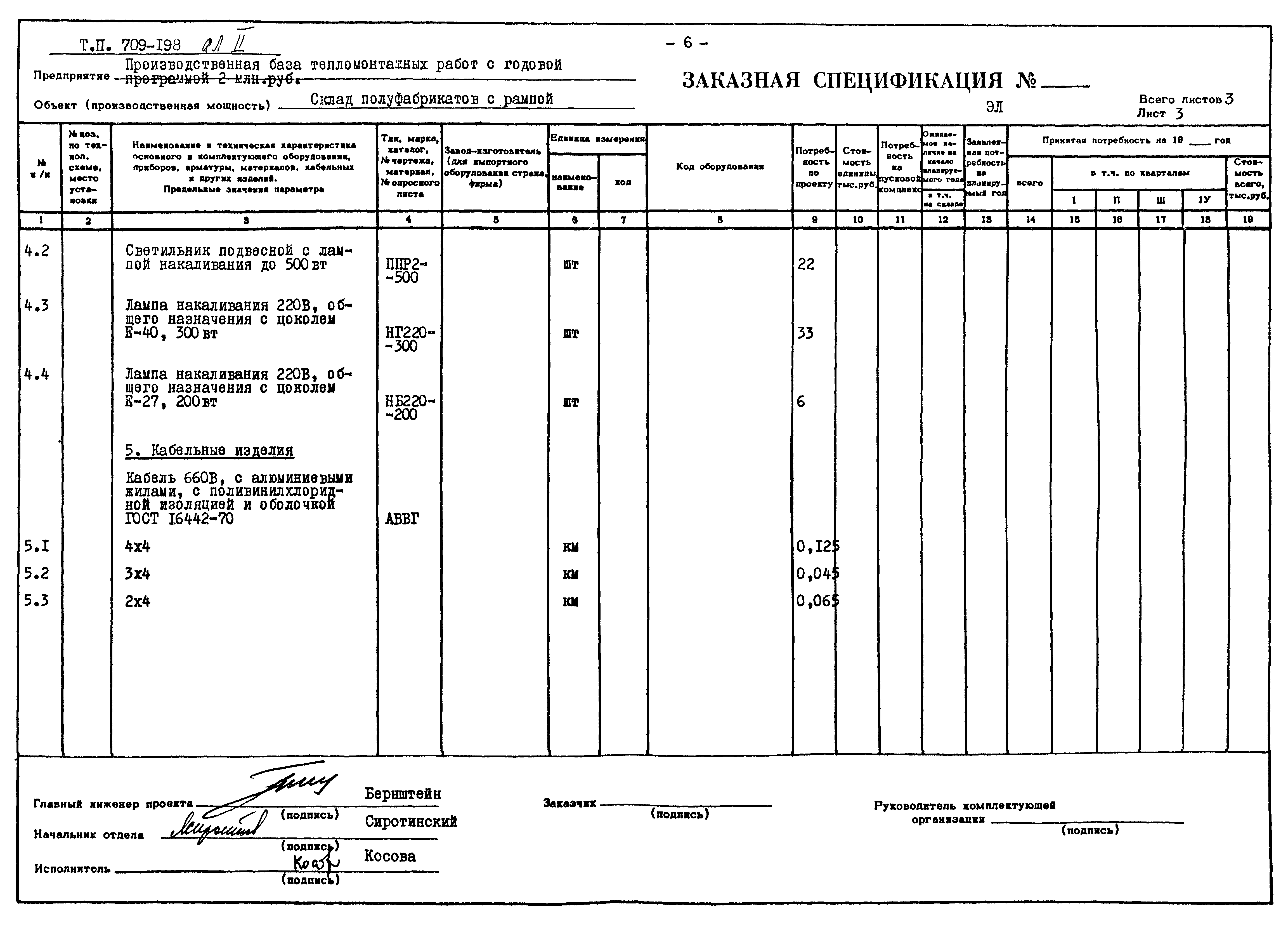 Типовой проект 709-198