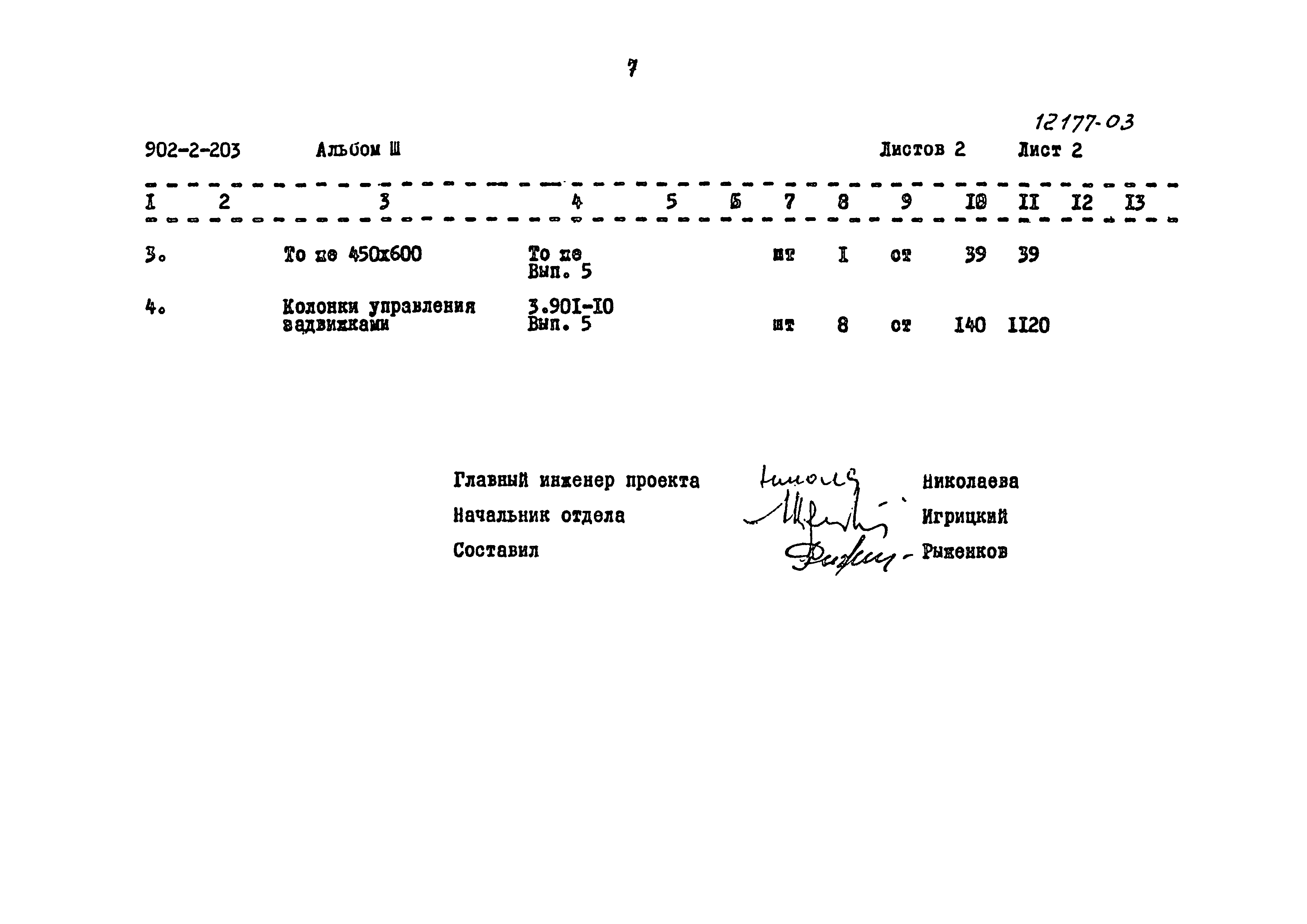 Типовой проект 902-2-203