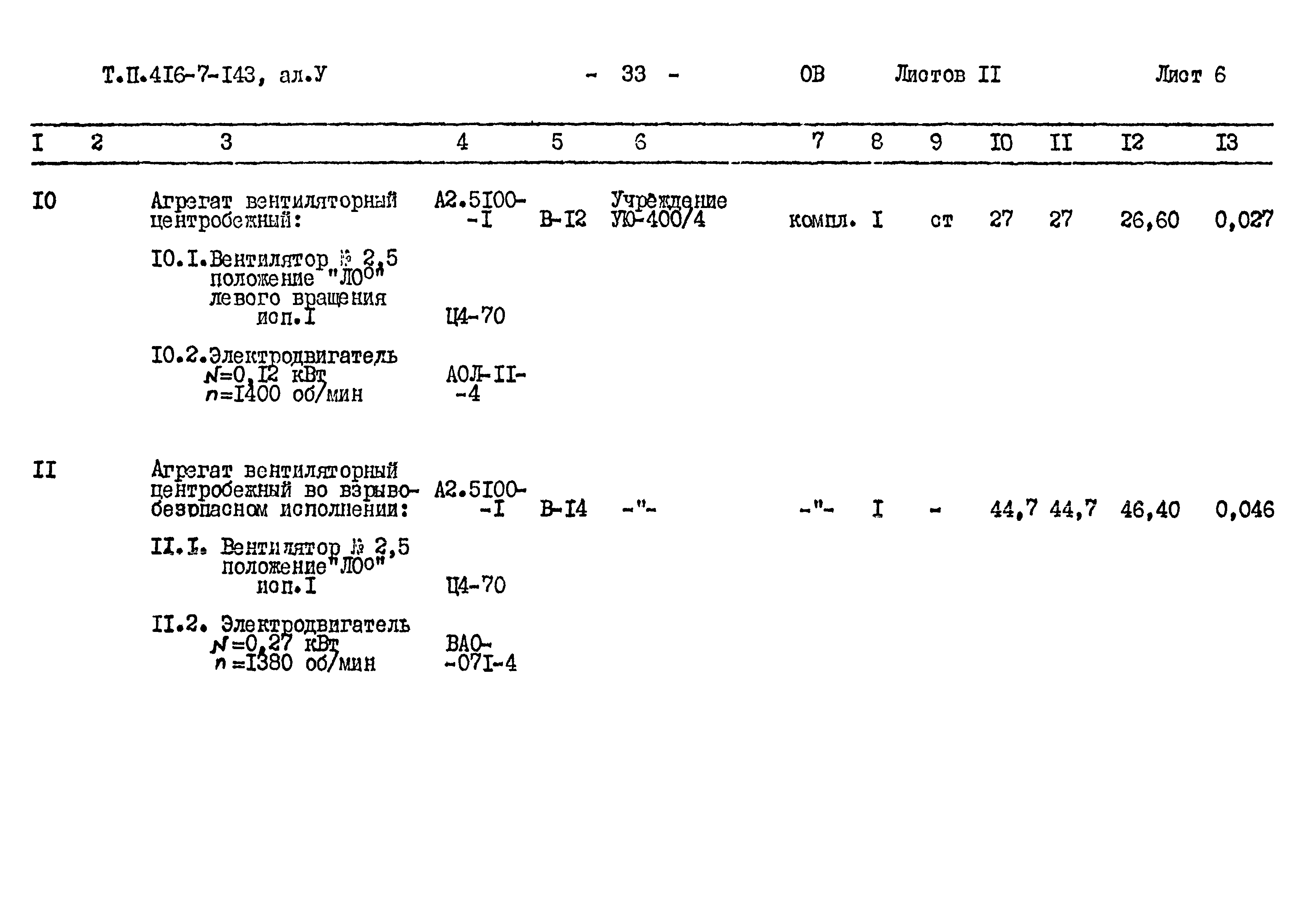 Типовой проект 416-7-143