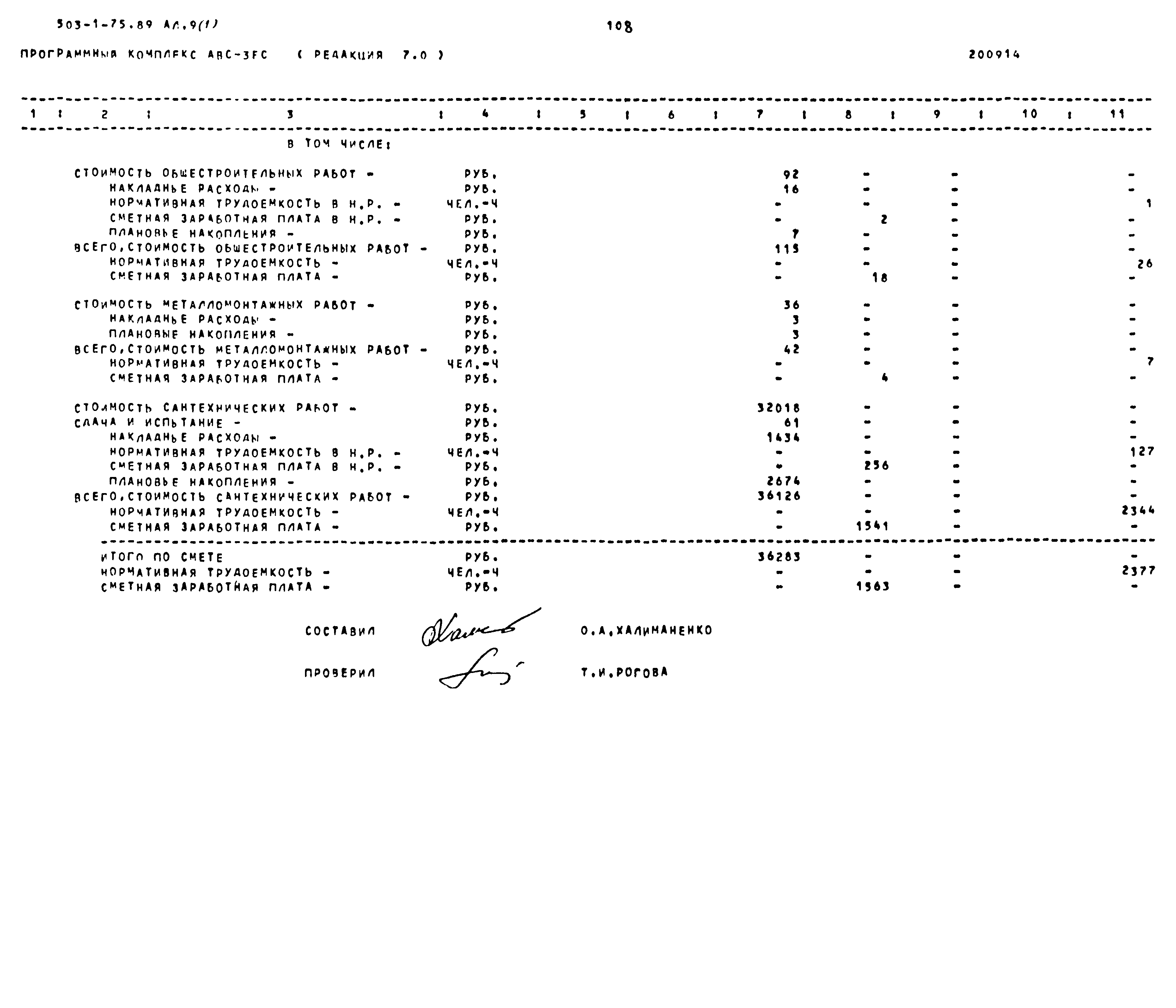 Типовой проект 503-1-75.89