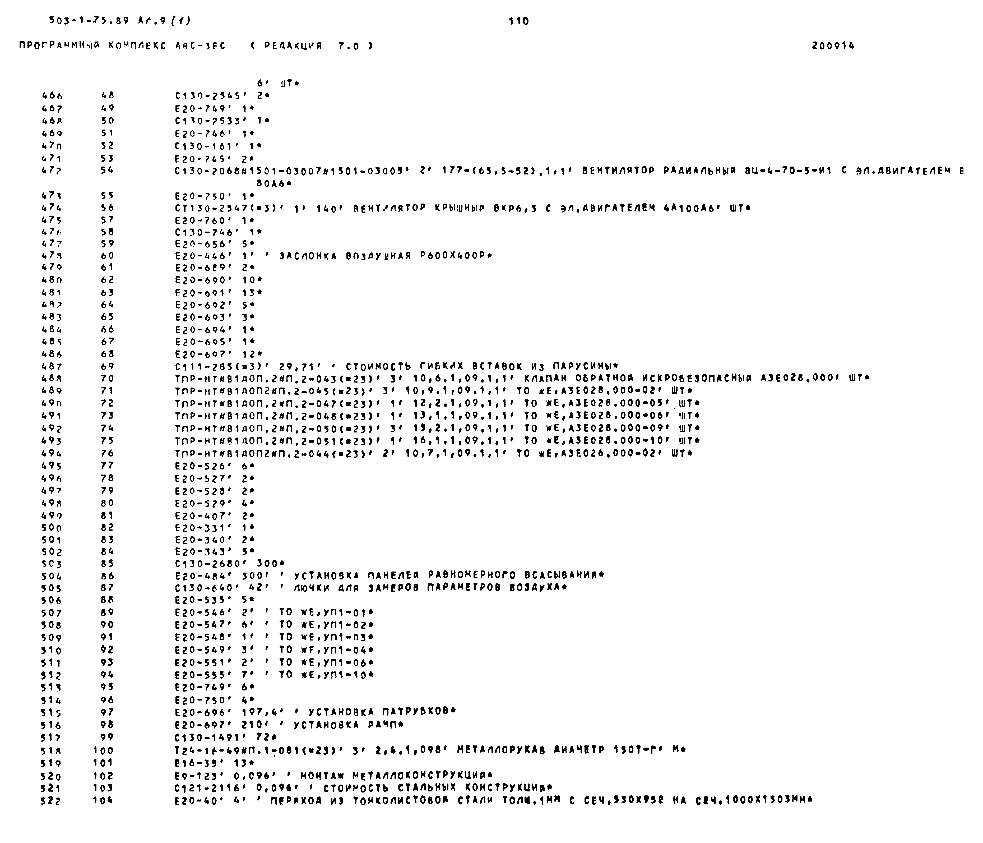 Типовой проект 503-1-75.89