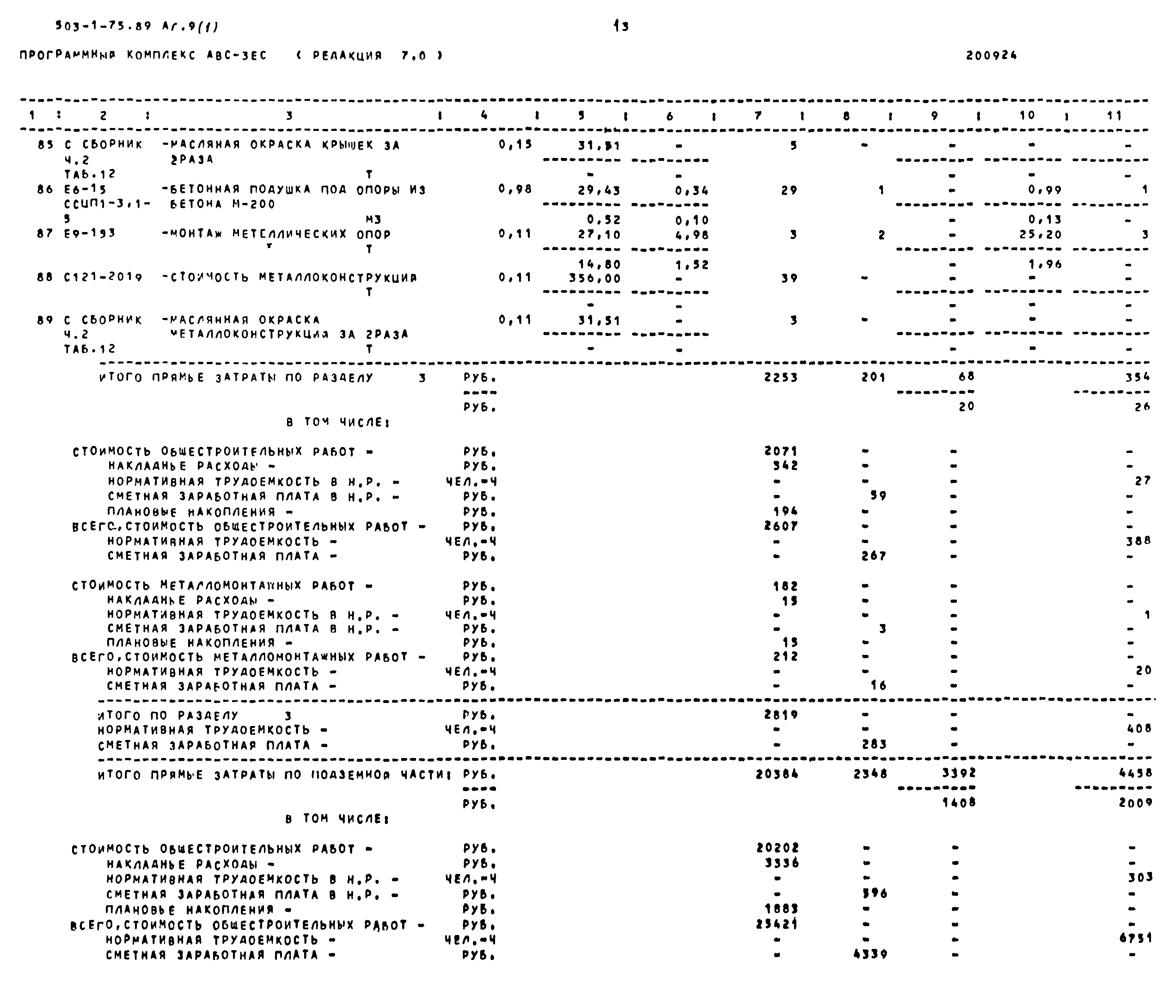 Типовой проект 503-1-75.89