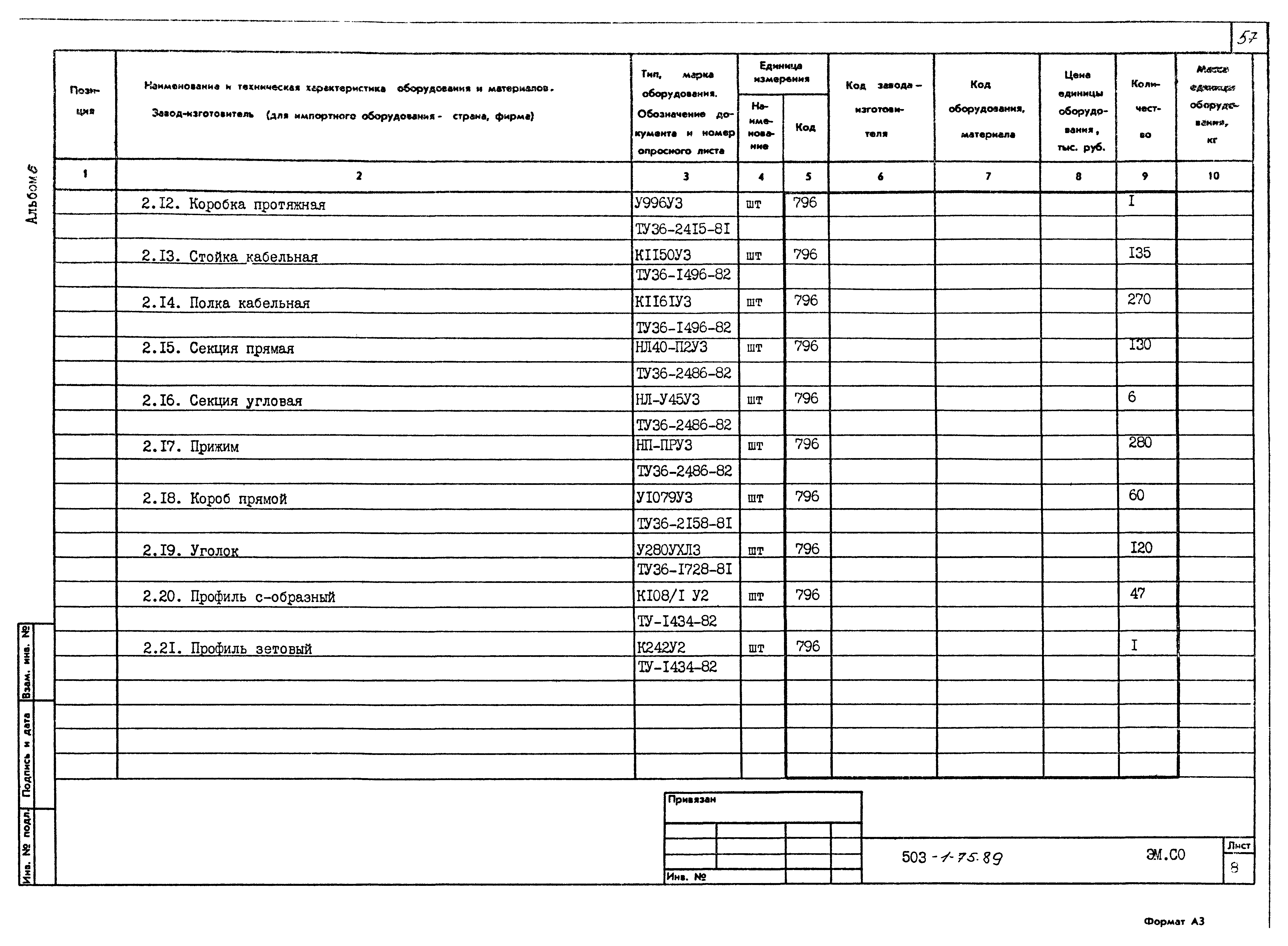 Типовой проект 503-1-75.89