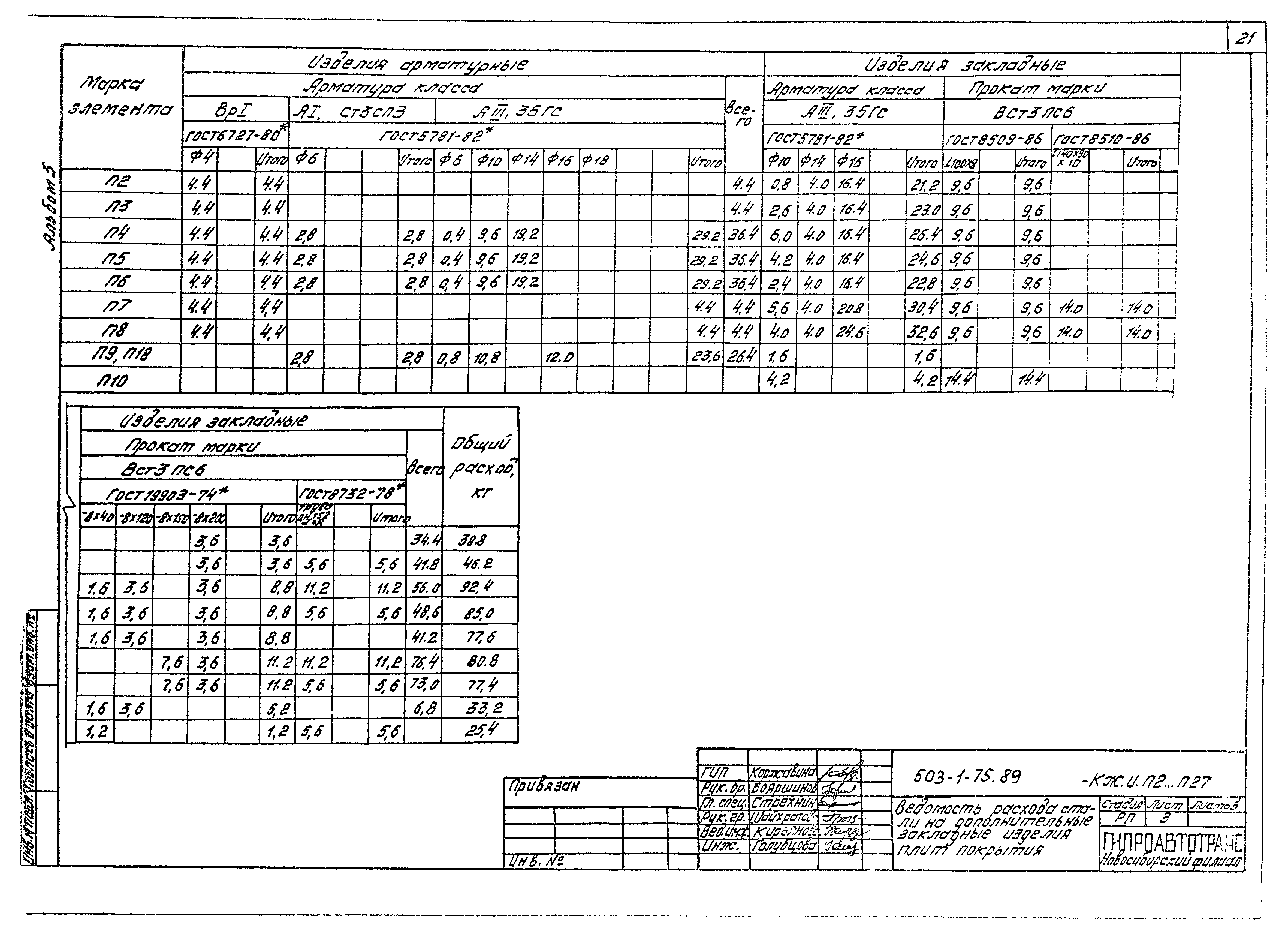 Типовой проект 503-1-75.89