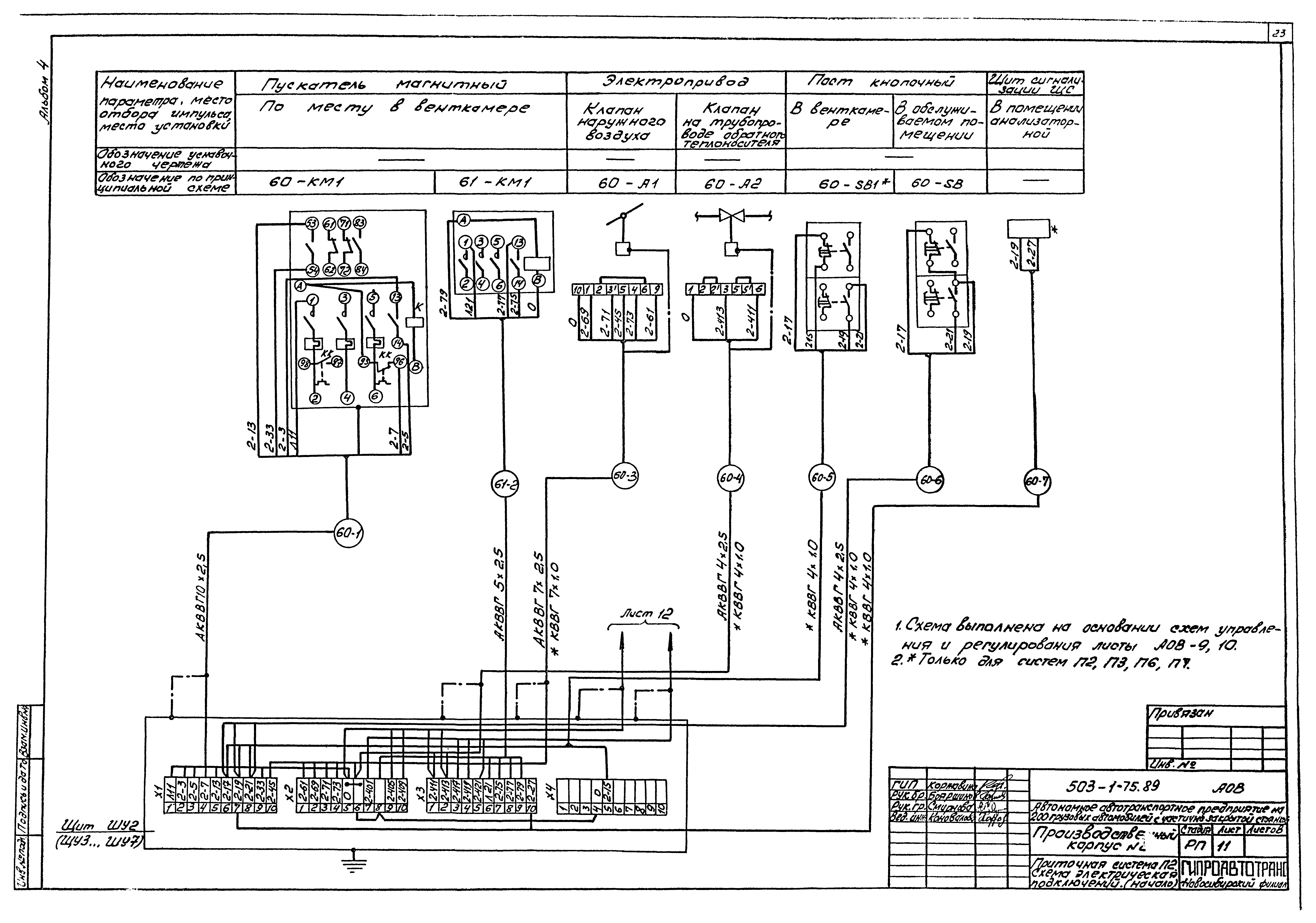 Типовой проект 503-1-75.89