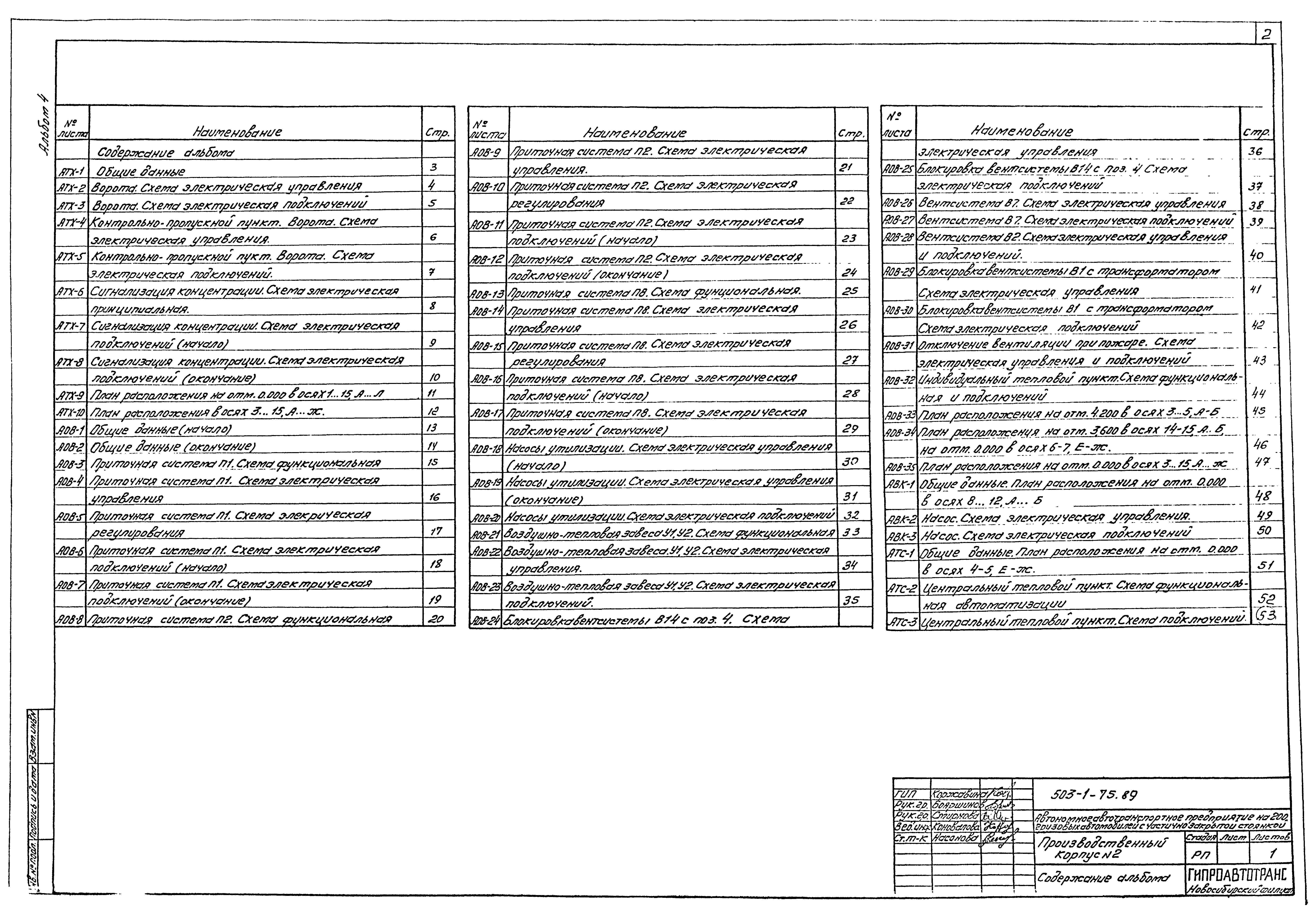 Типовой проект 503-1-75.89