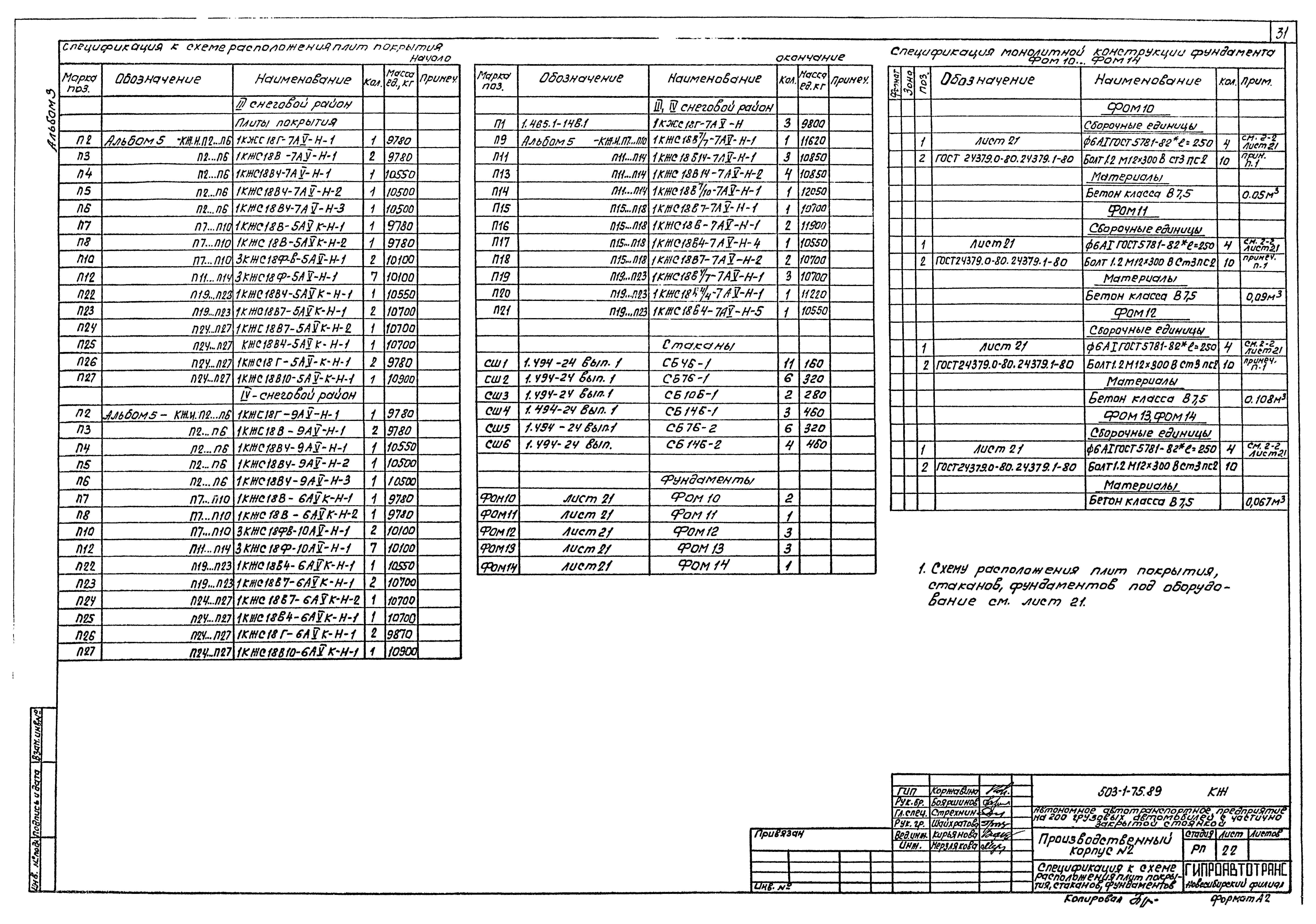 Типовой проект 503-1-75.89