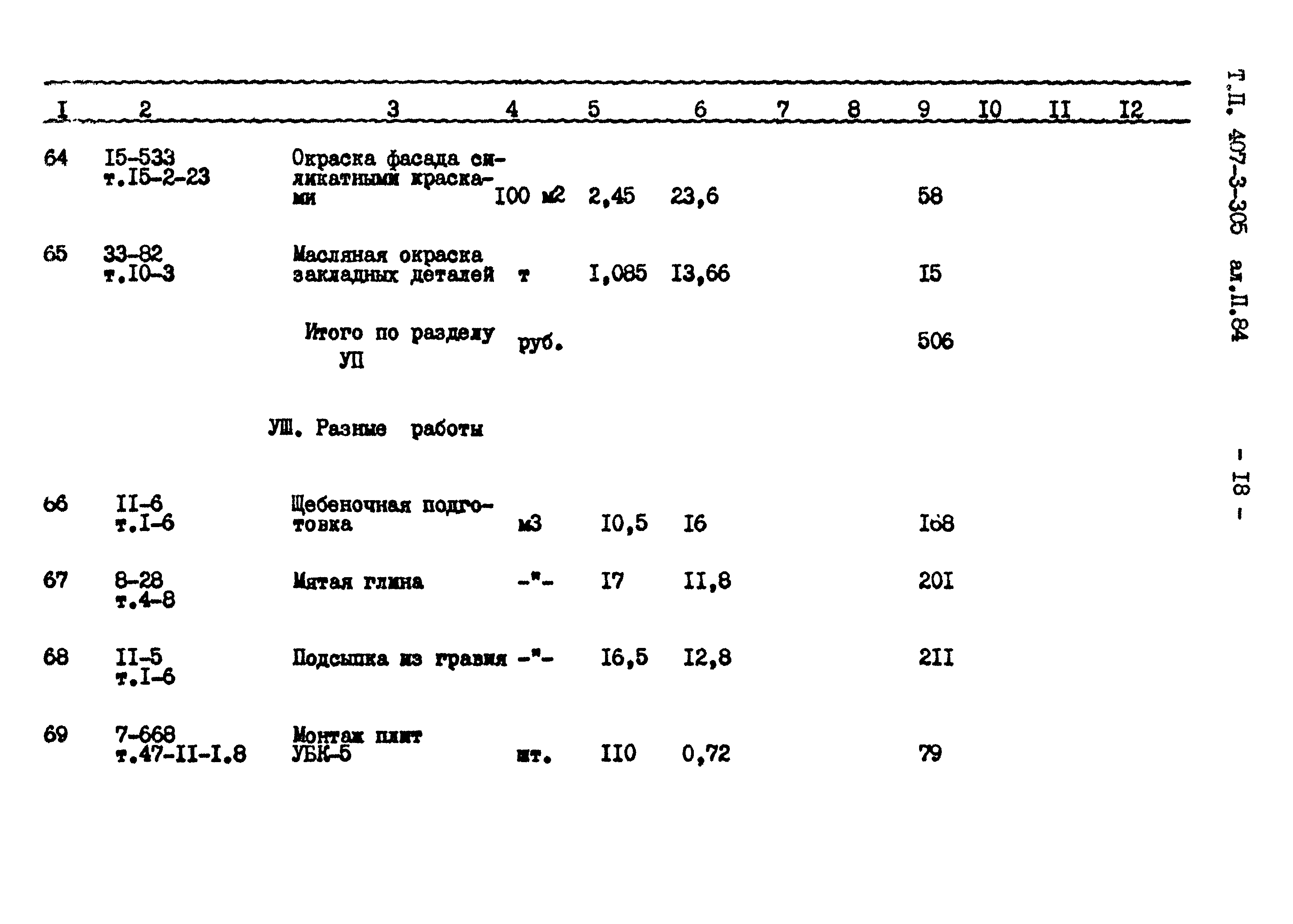 Типовой проект 407-3-305