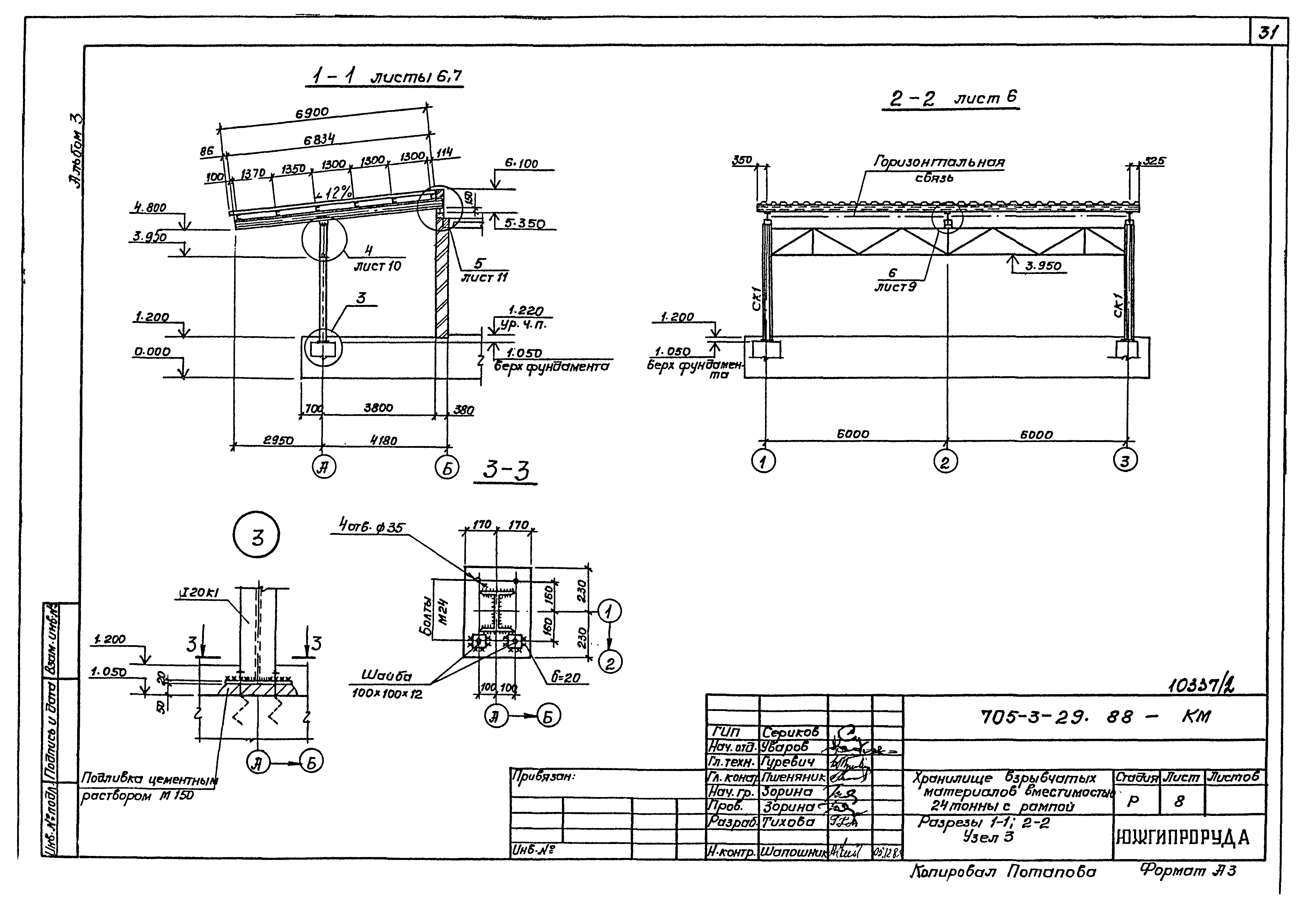 Типовой проект 705-3-29.88