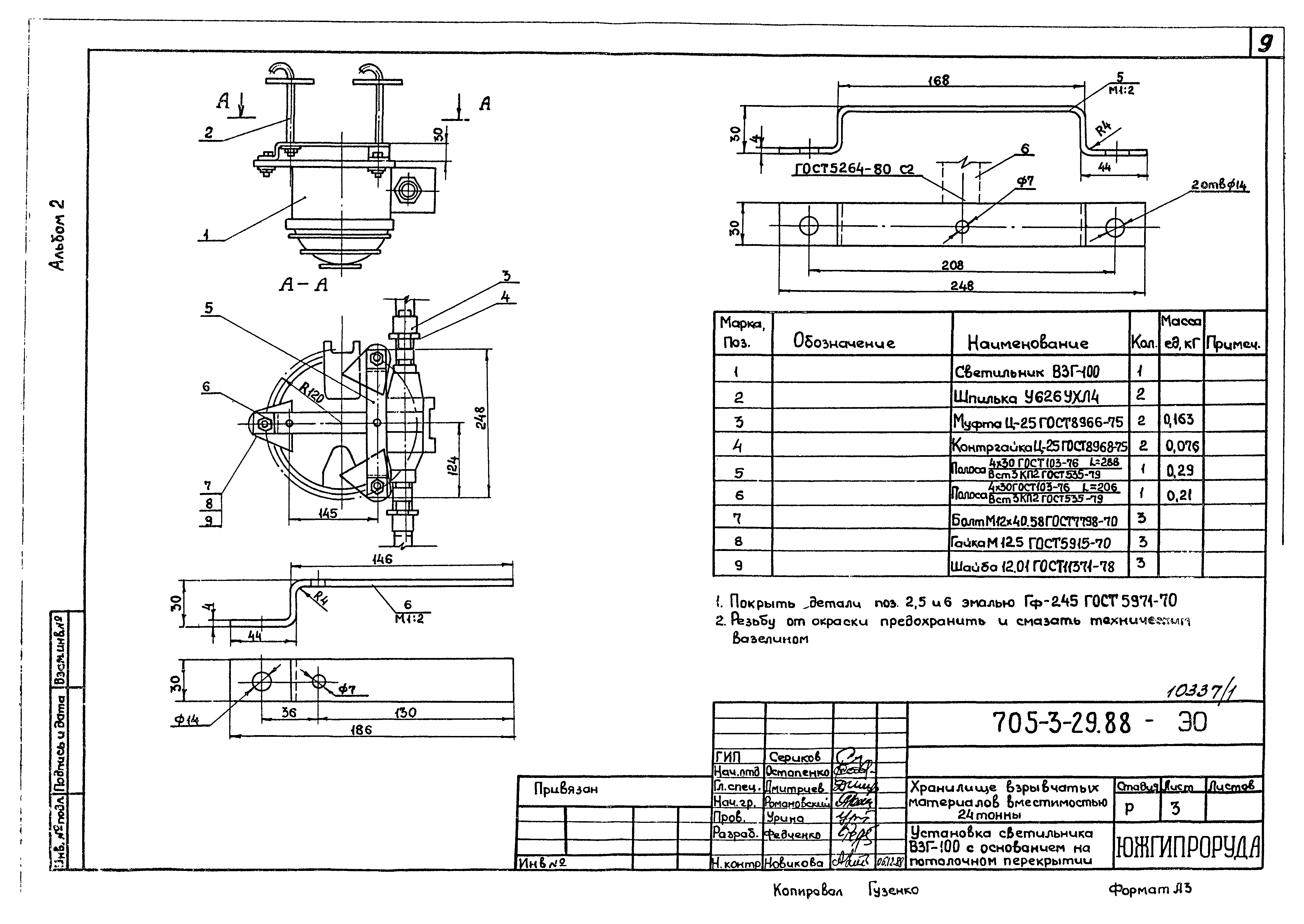 Типовой проект 705-3-29.88