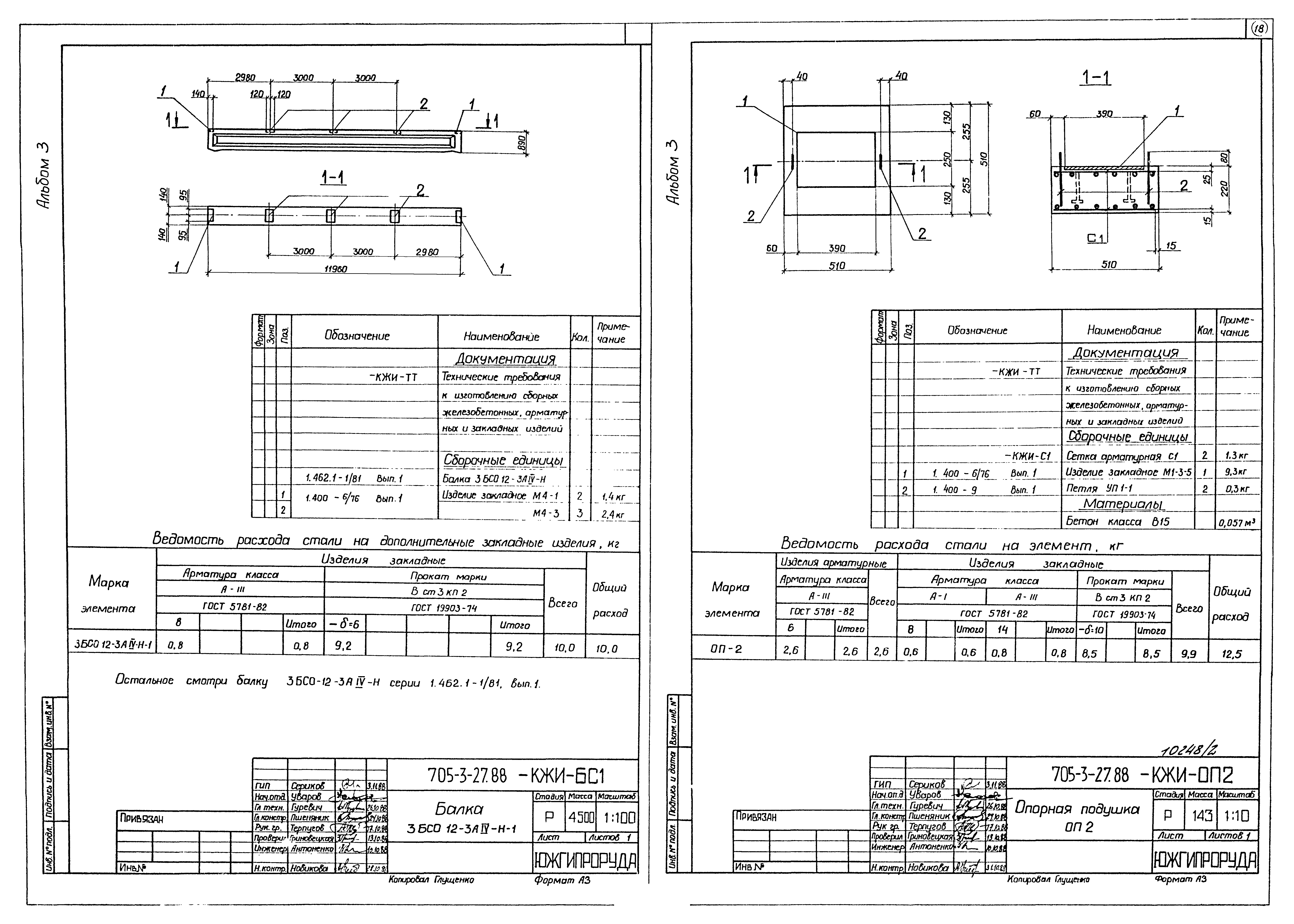 Типовой проект 705-3-27.88