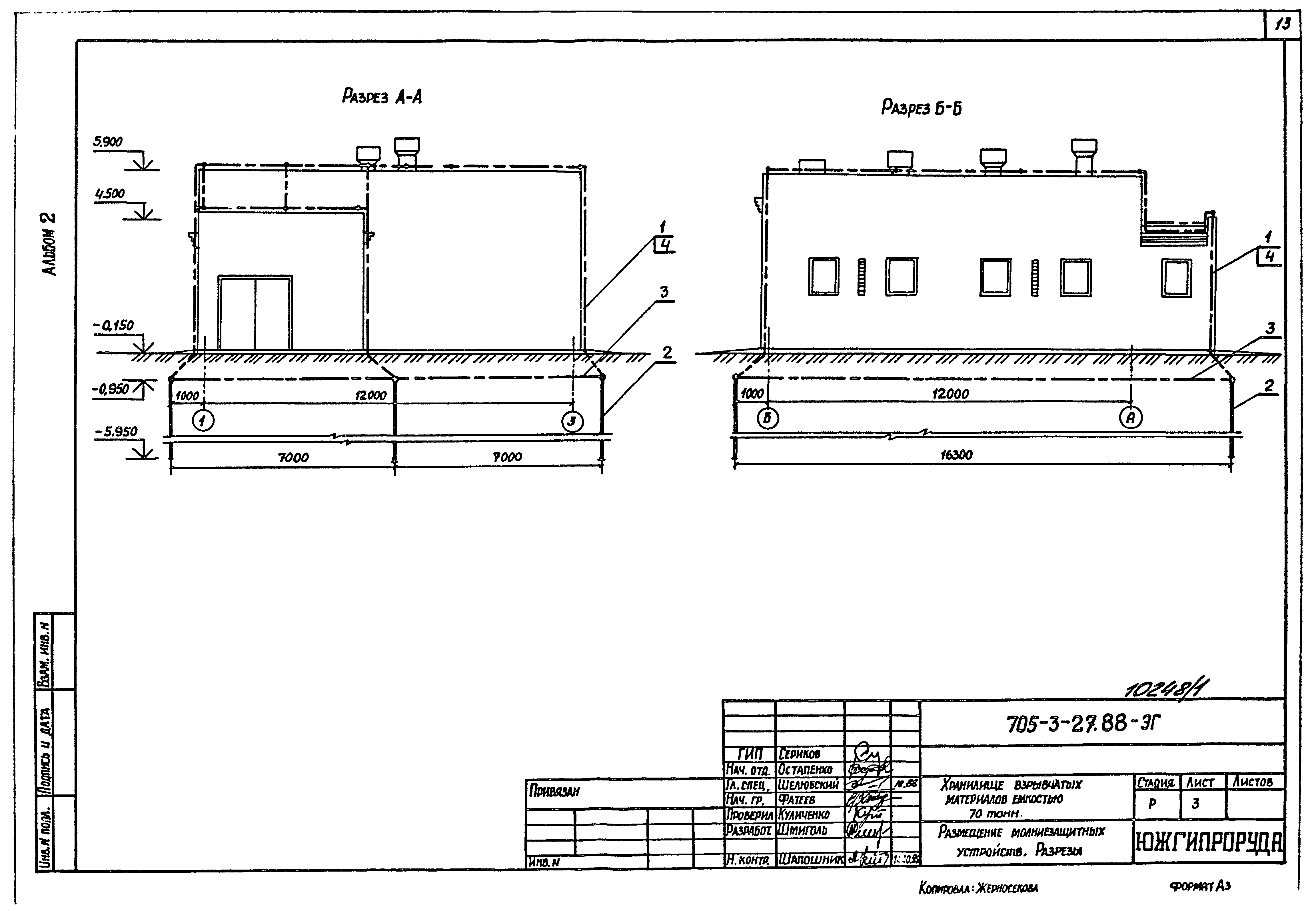 Типовой проект 705-3-27.88