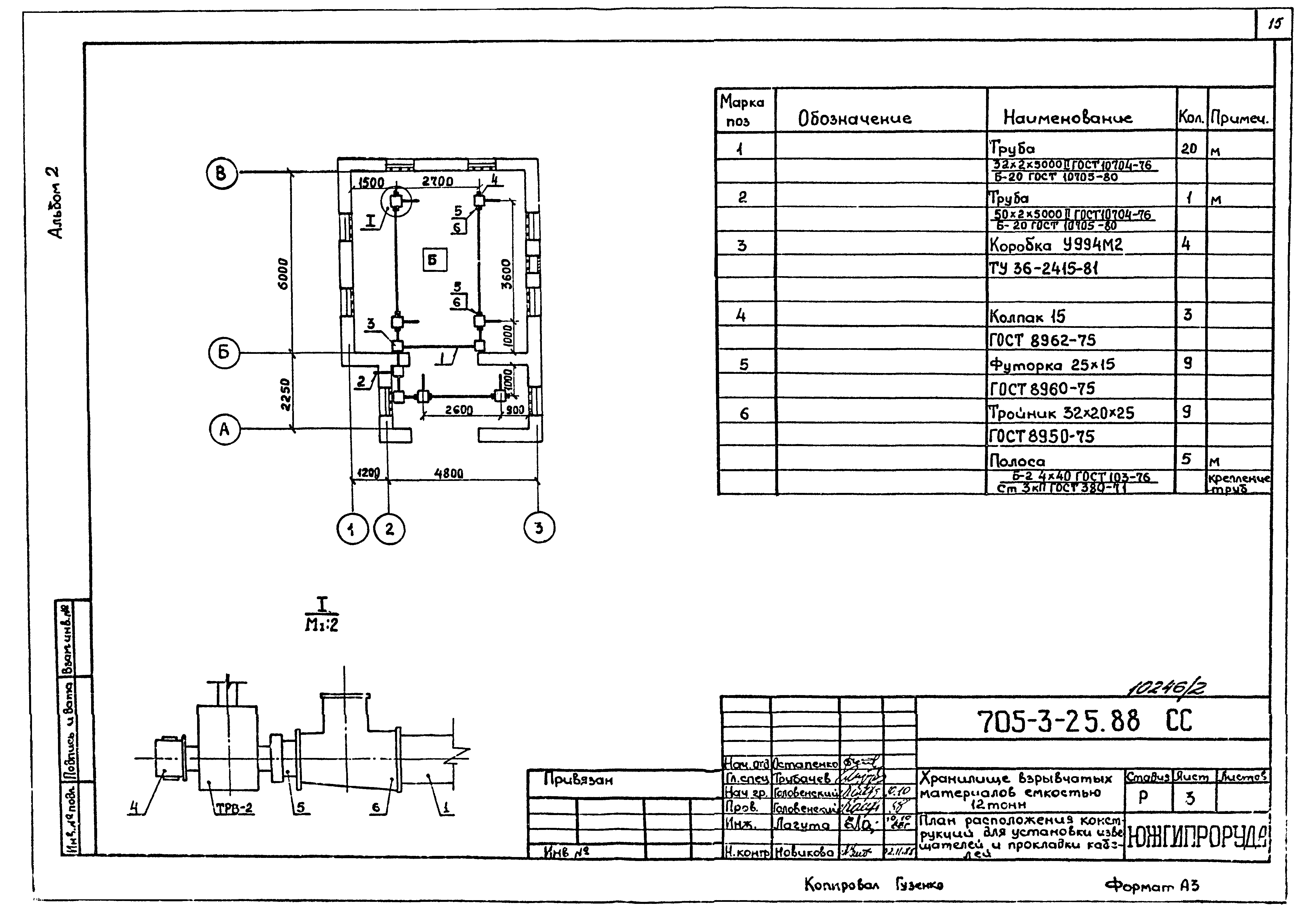 Типовой проект 705-3-25.88