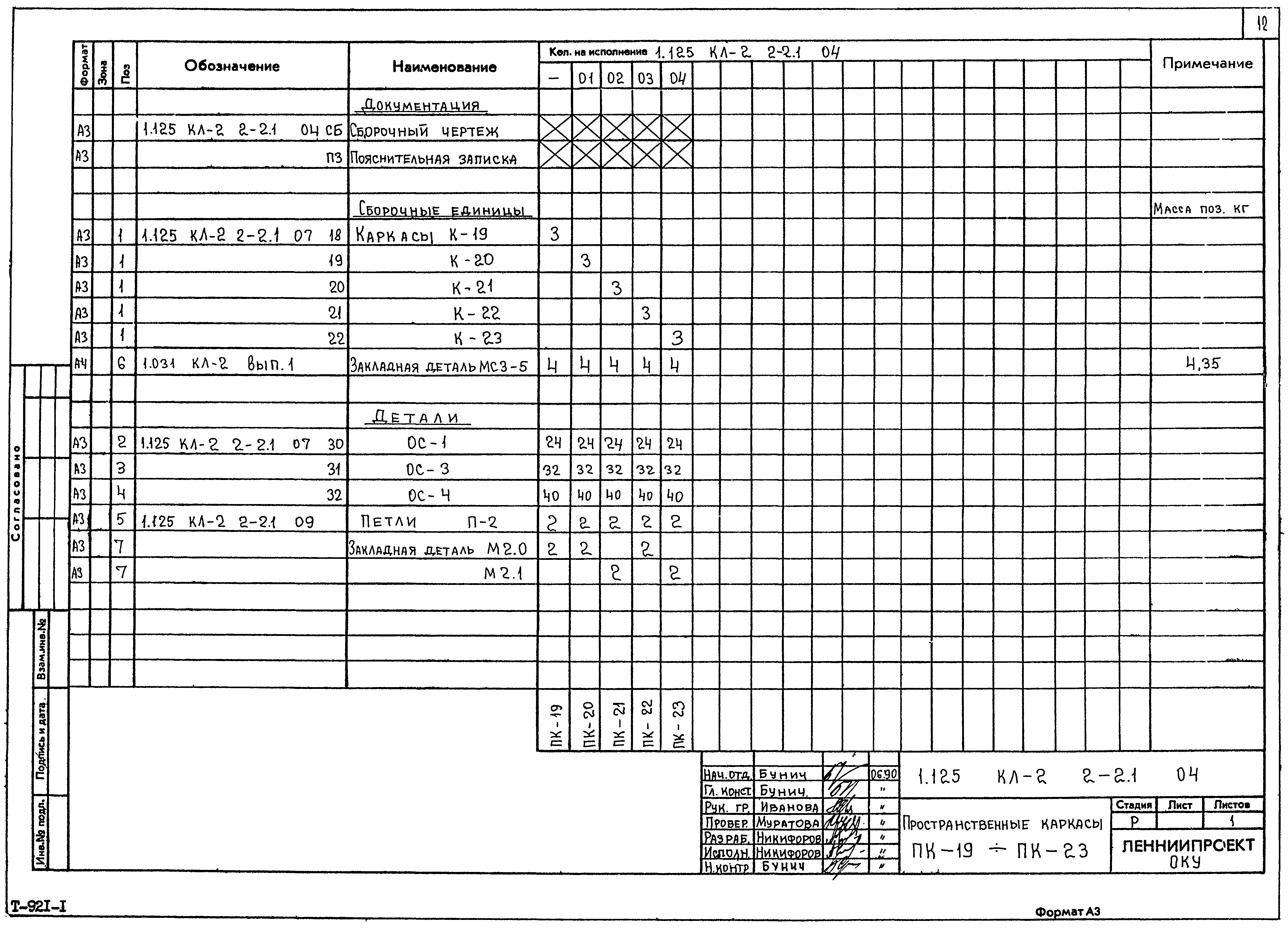 Серия 1.125 КЛ-2