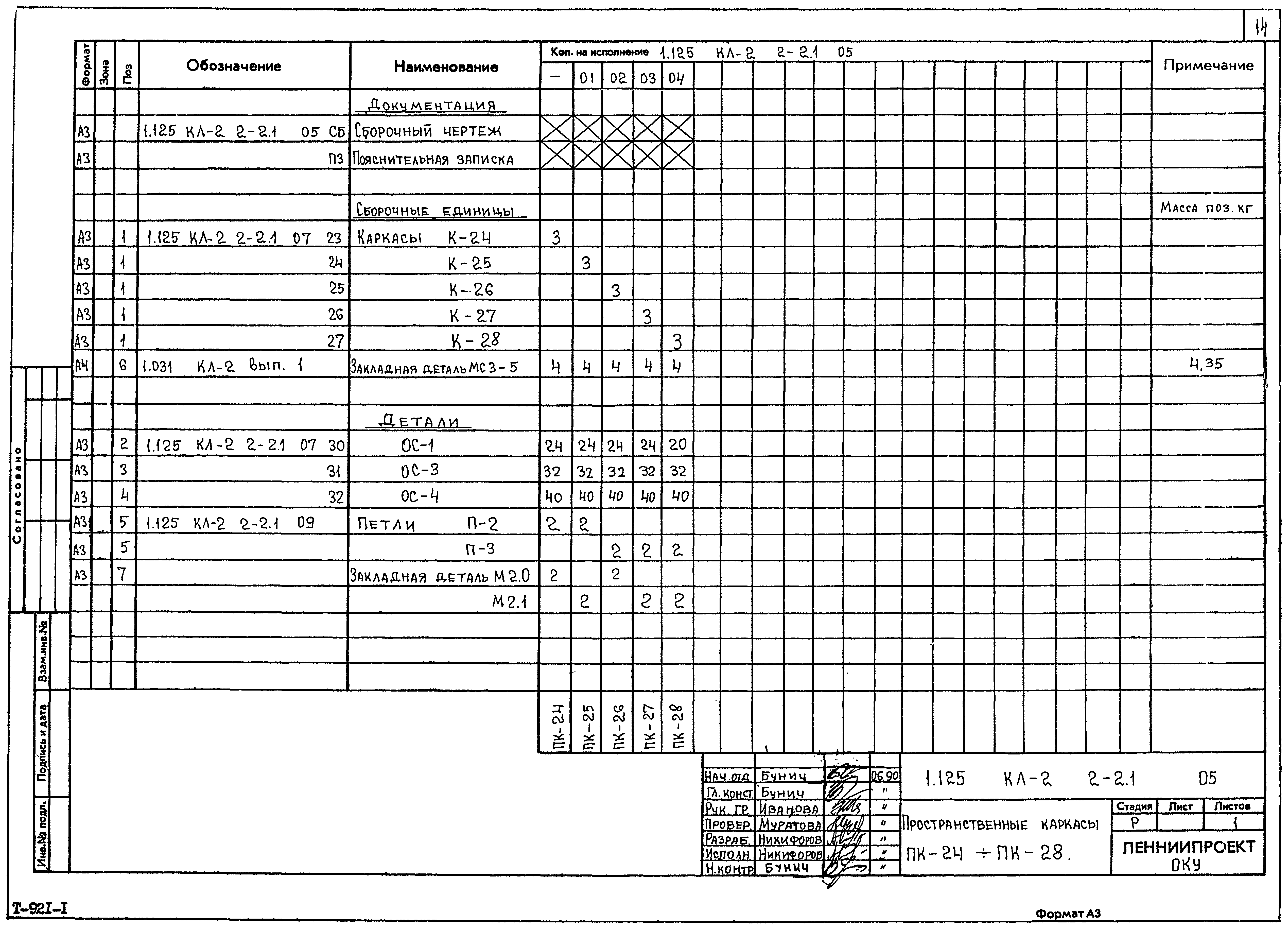 Серия 1.125 КЛ-2