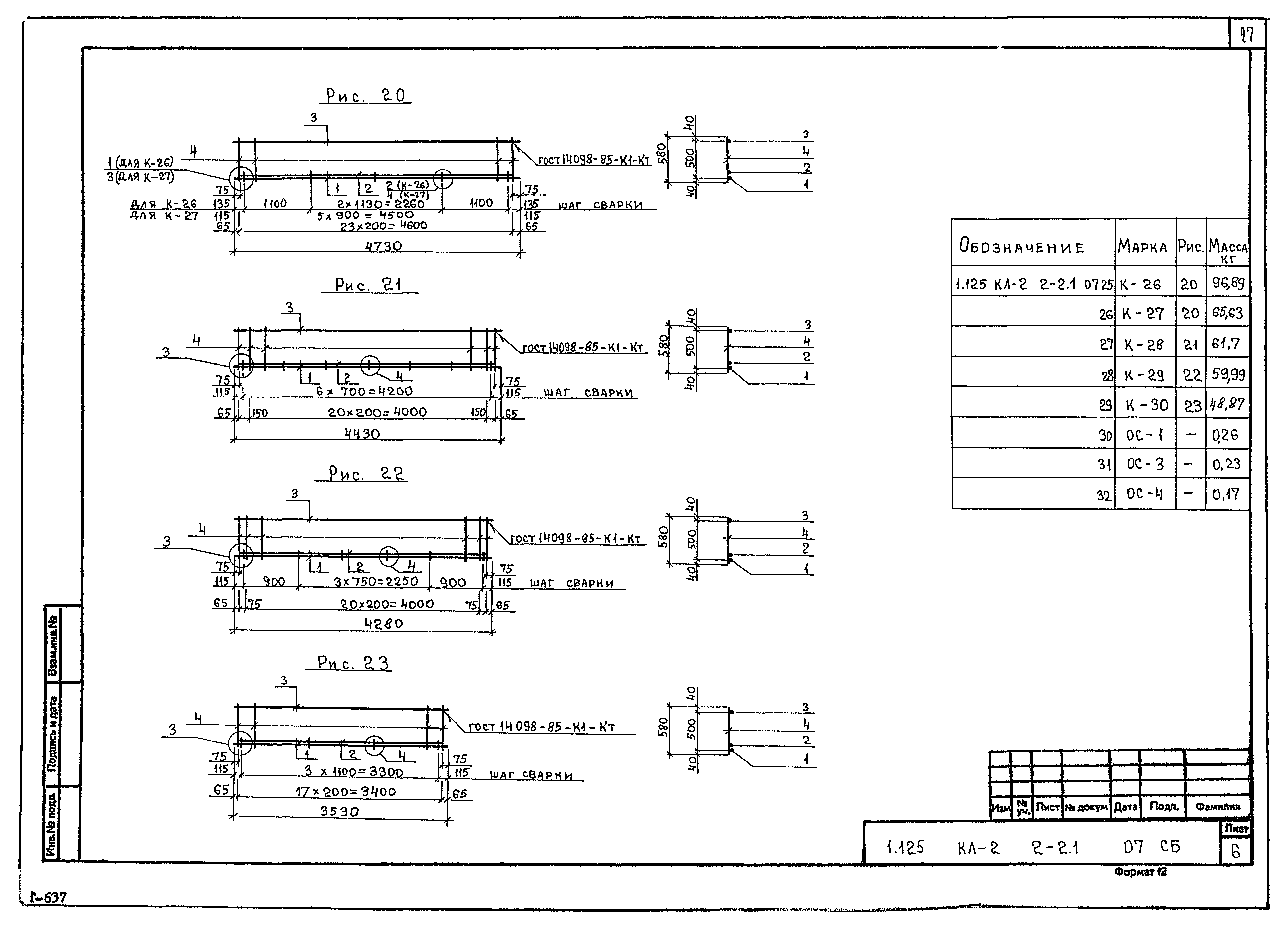 Серия 1.125 КЛ-2