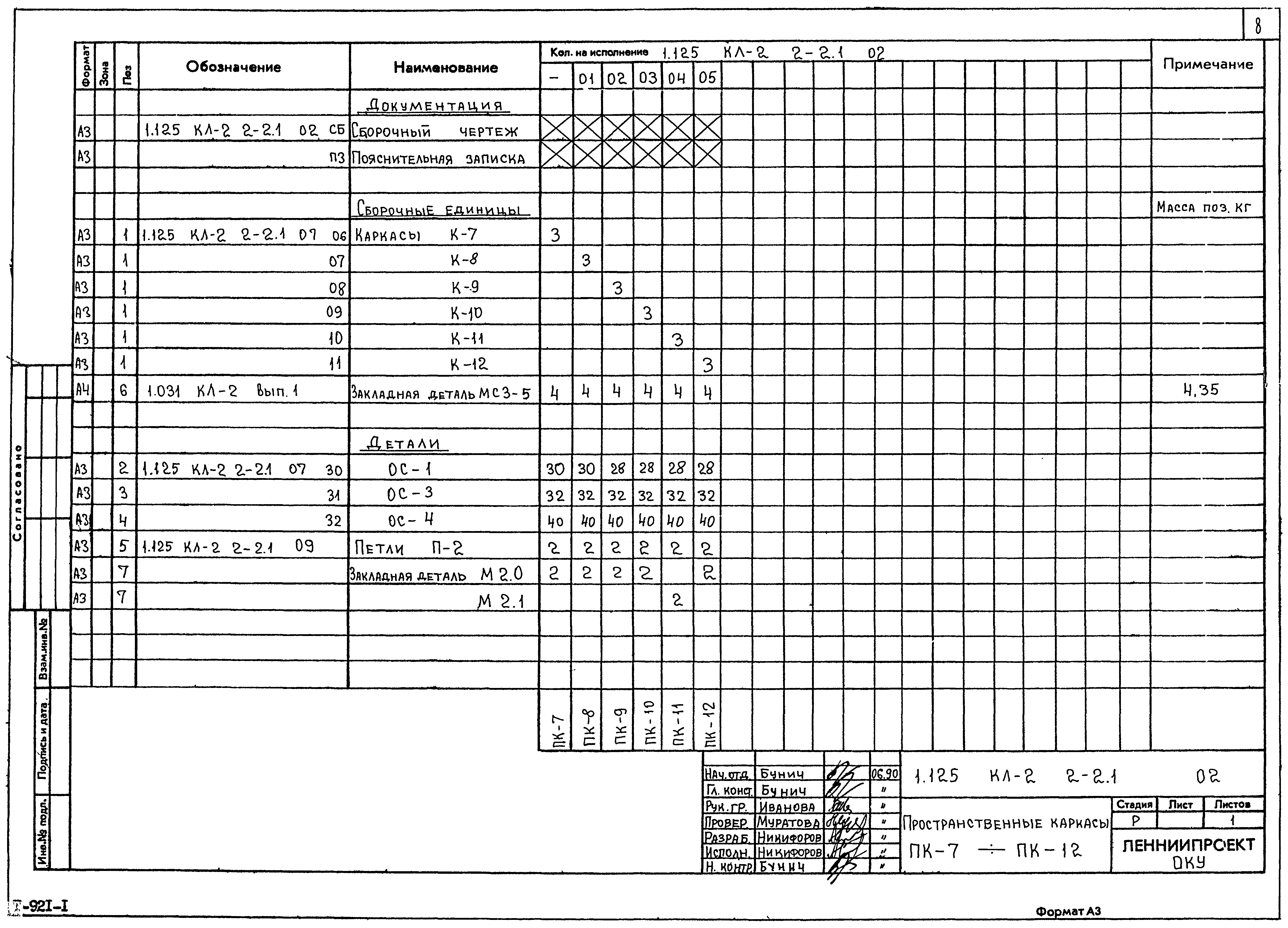 Серия 1.125 КЛ-2