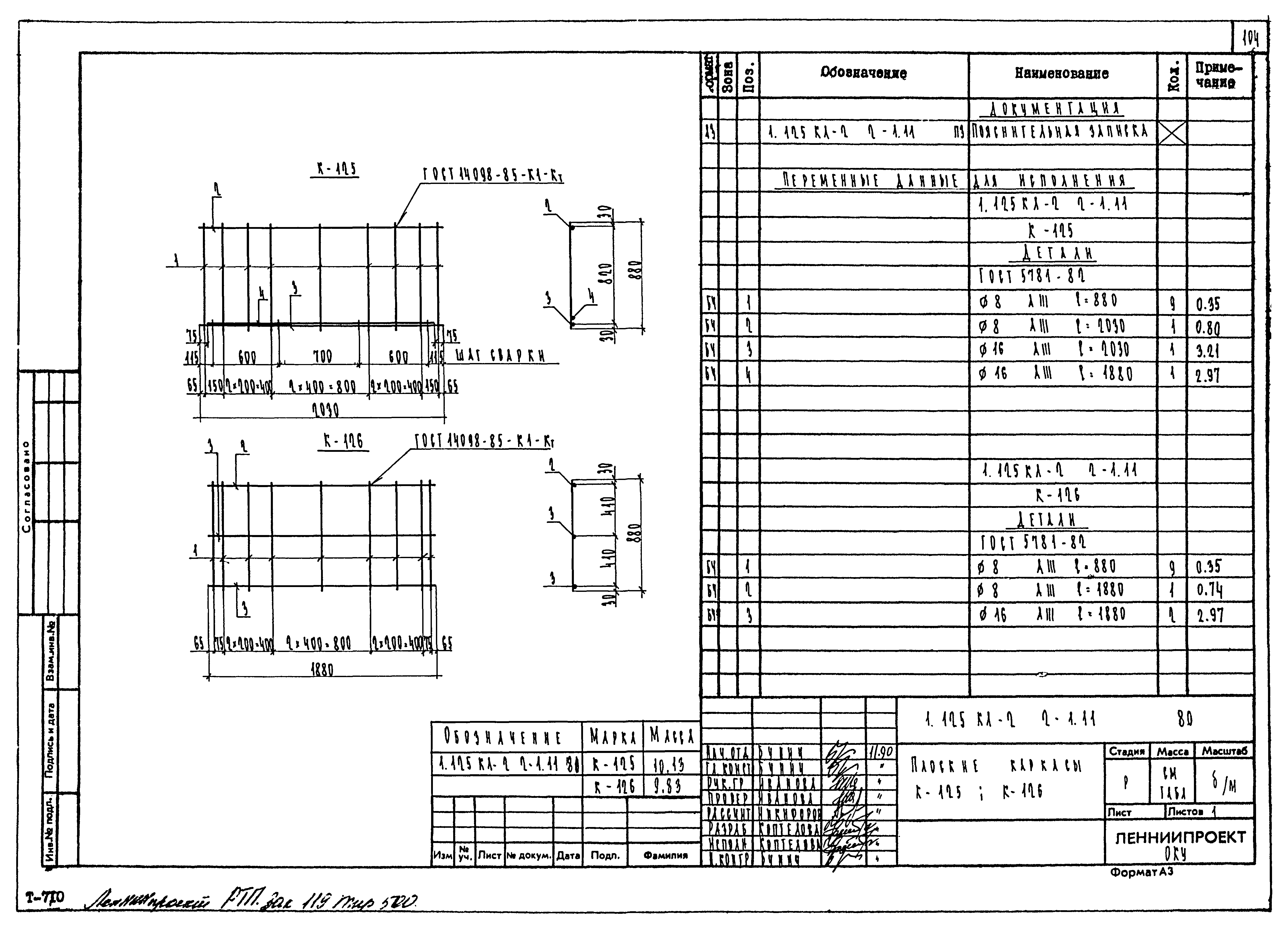 Серия 1.125 КЛ-2