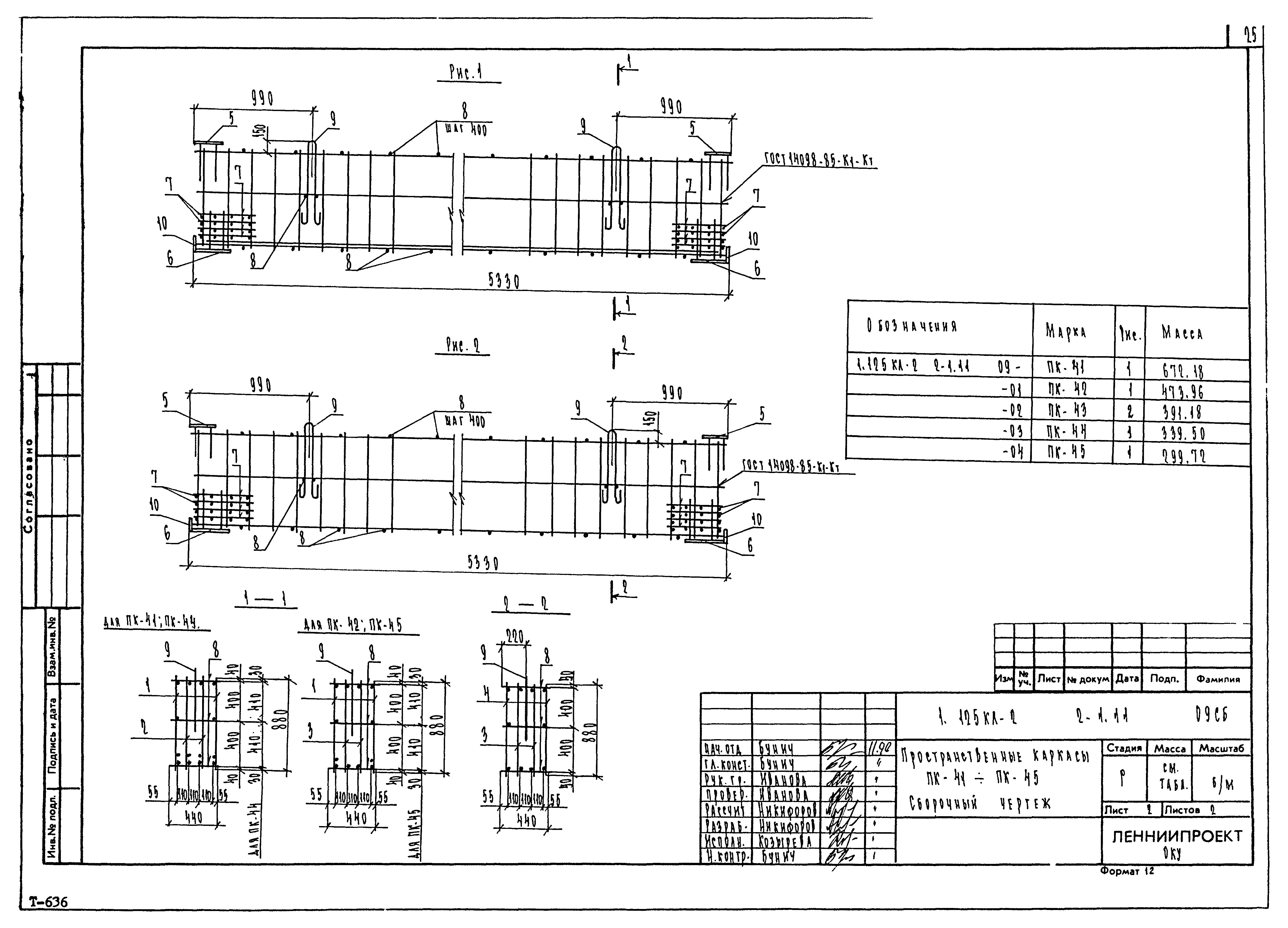 Серия 1.125 КЛ-2