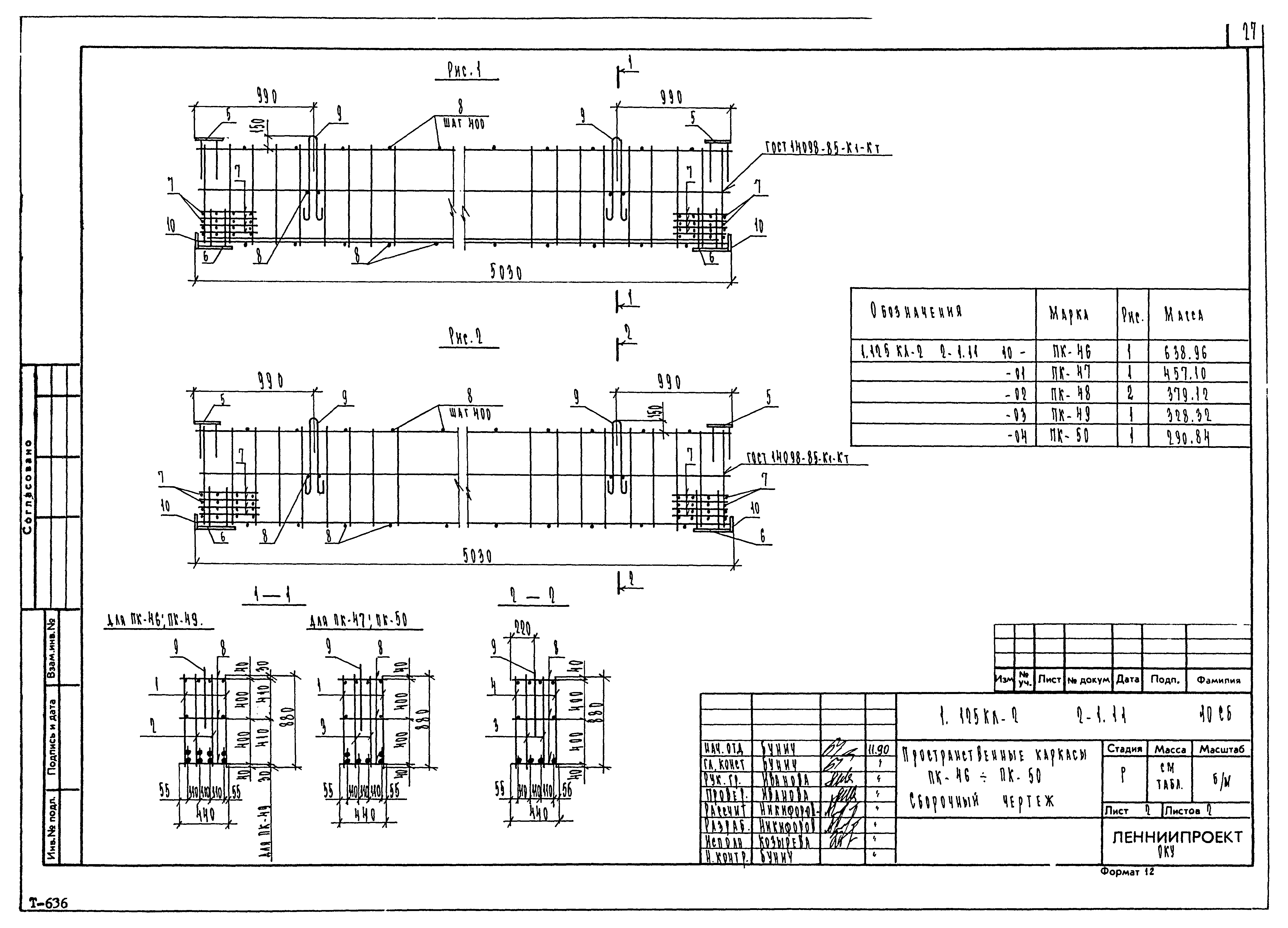 Серия 1.125 КЛ-2