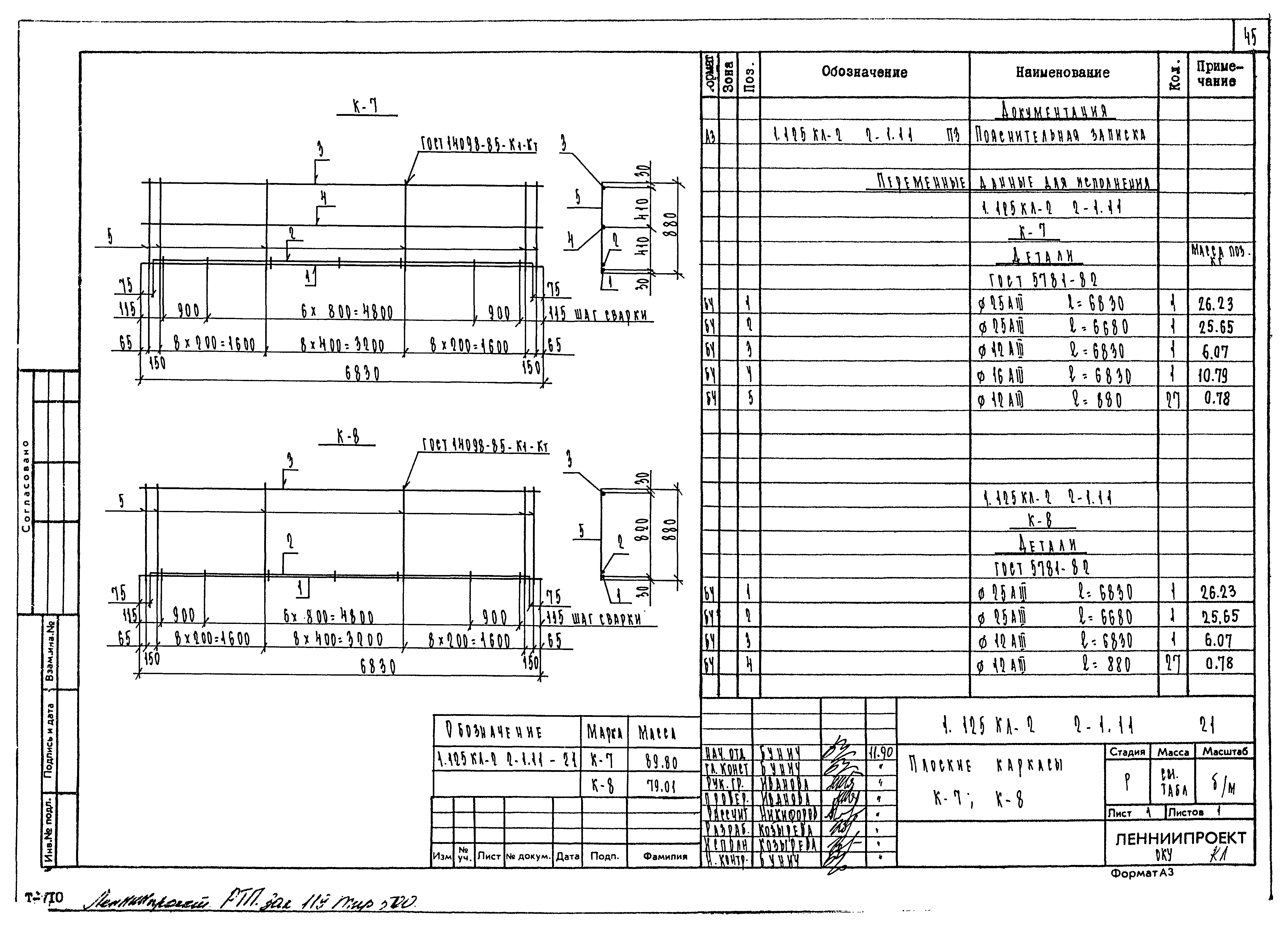 Серия 1.125 КЛ-2