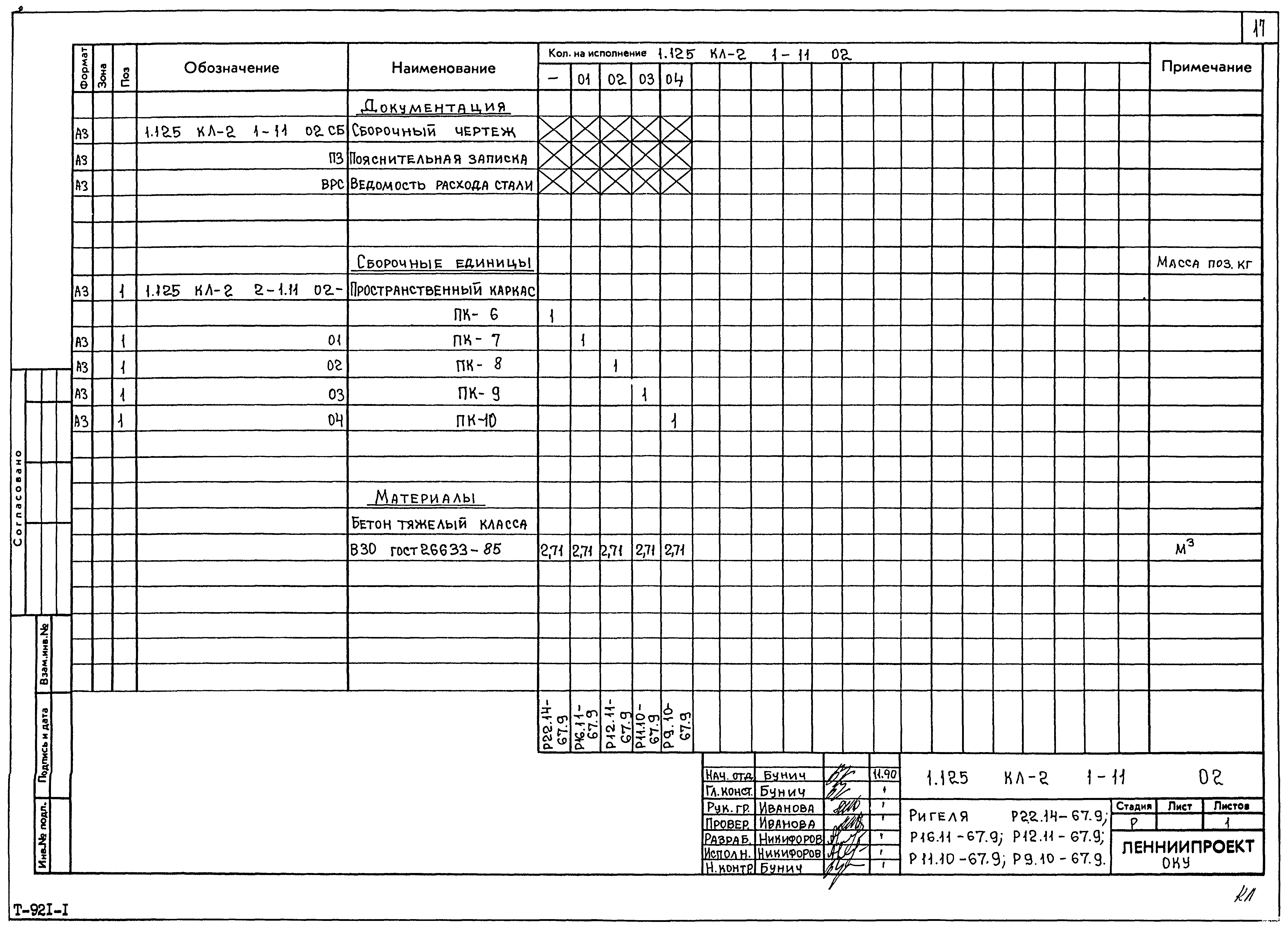 Серия 1.125 КЛ-2