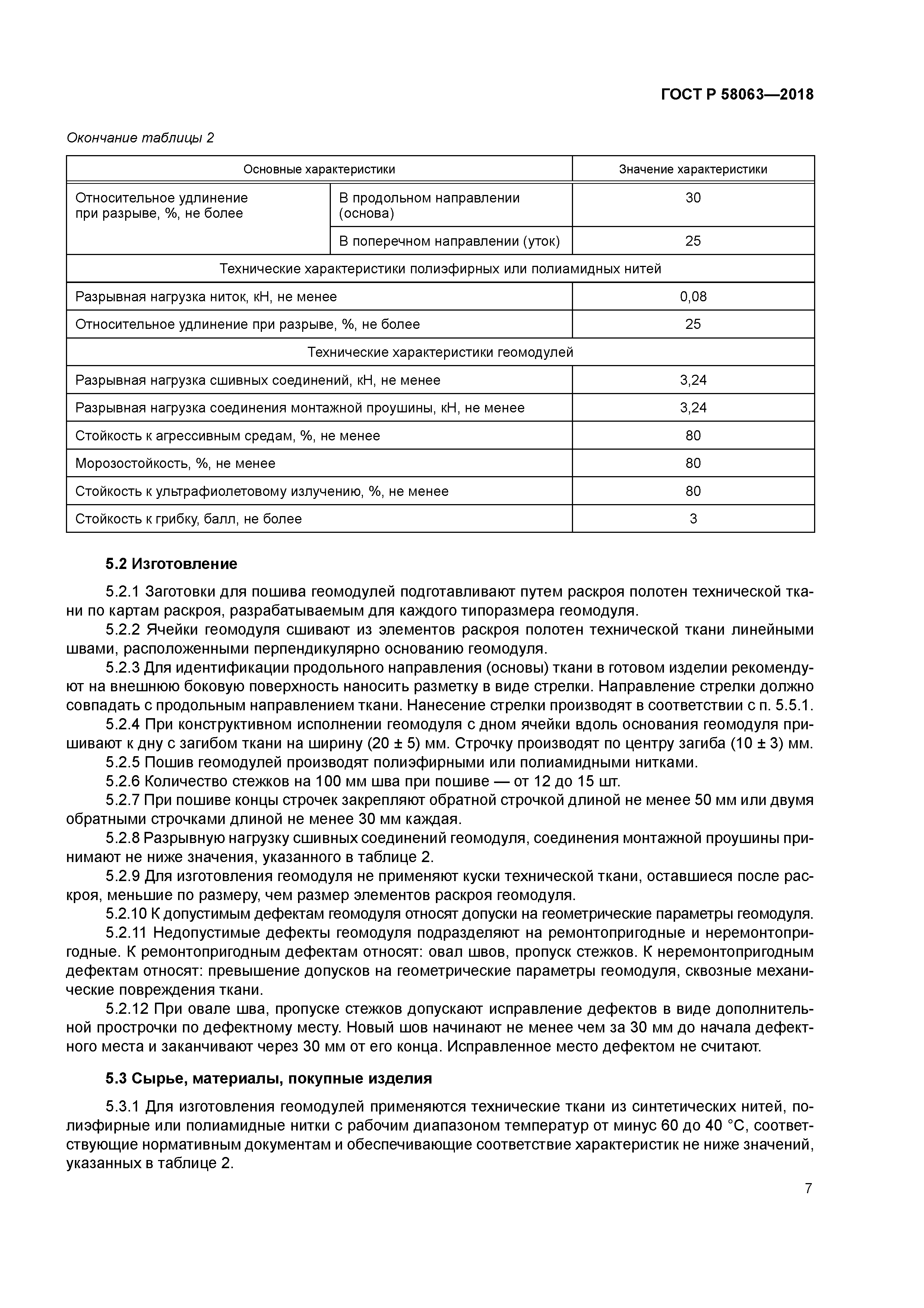 ГОСТ Р 58063-2018