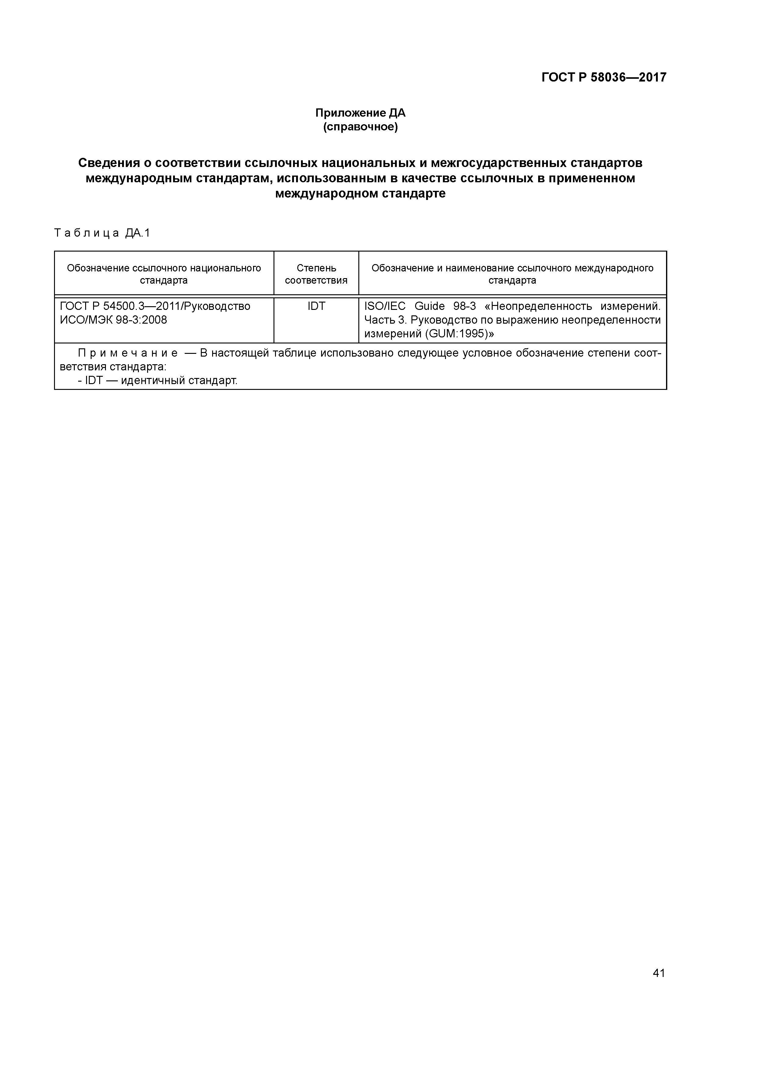 ГОСТ Р 58036-2017