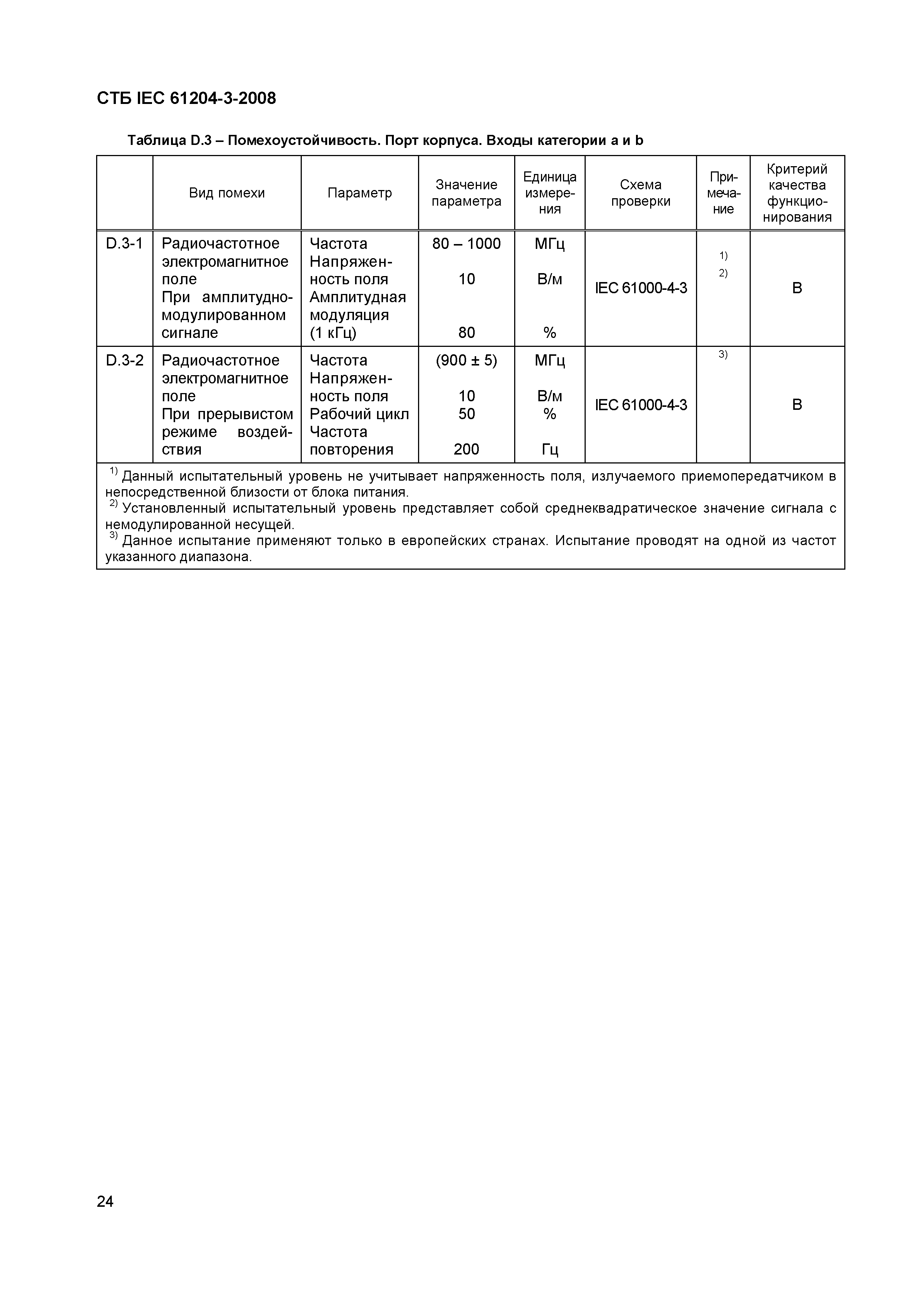 СТБ IEC 61204-3-2008