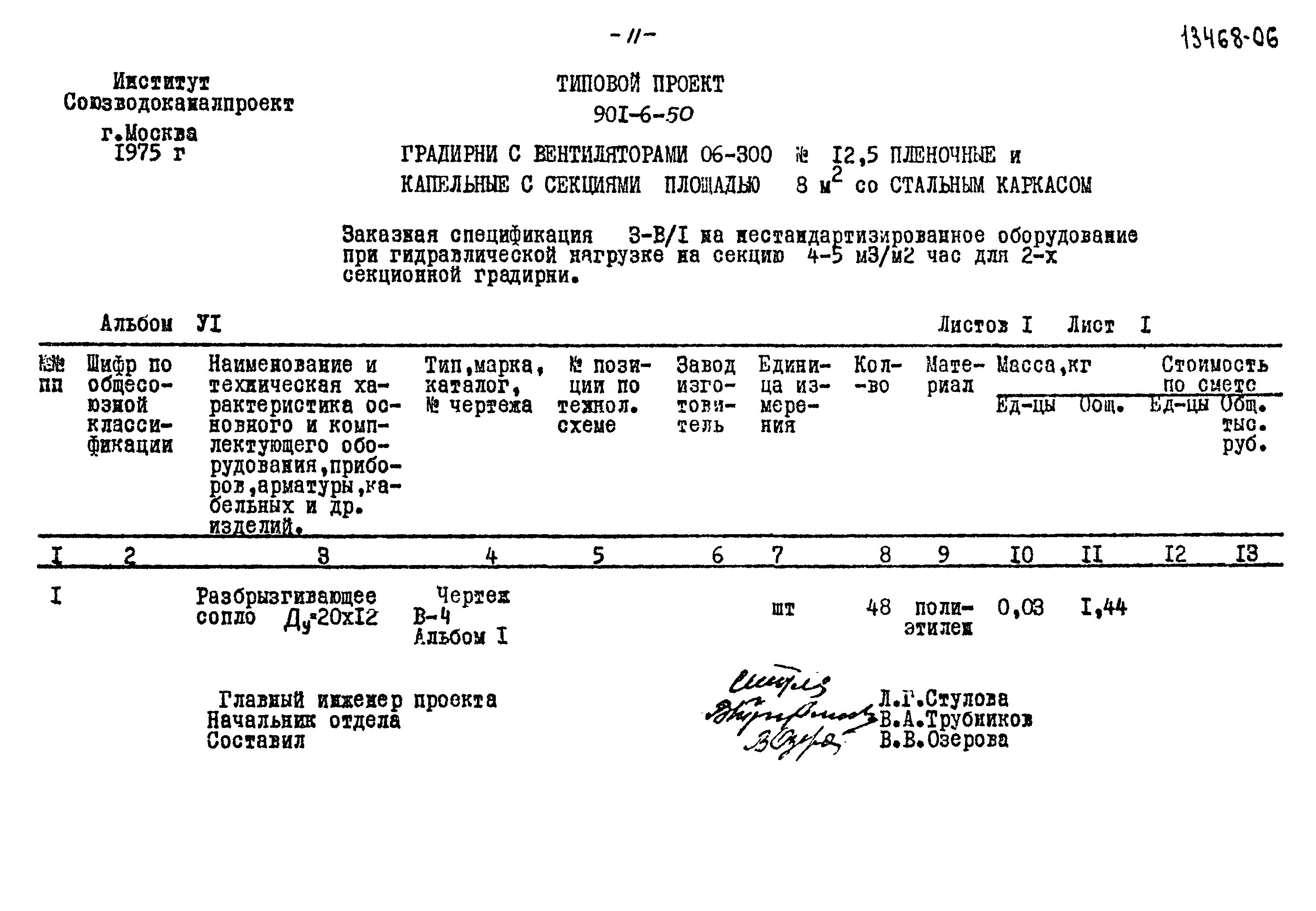 Типовой проект 901-6-50