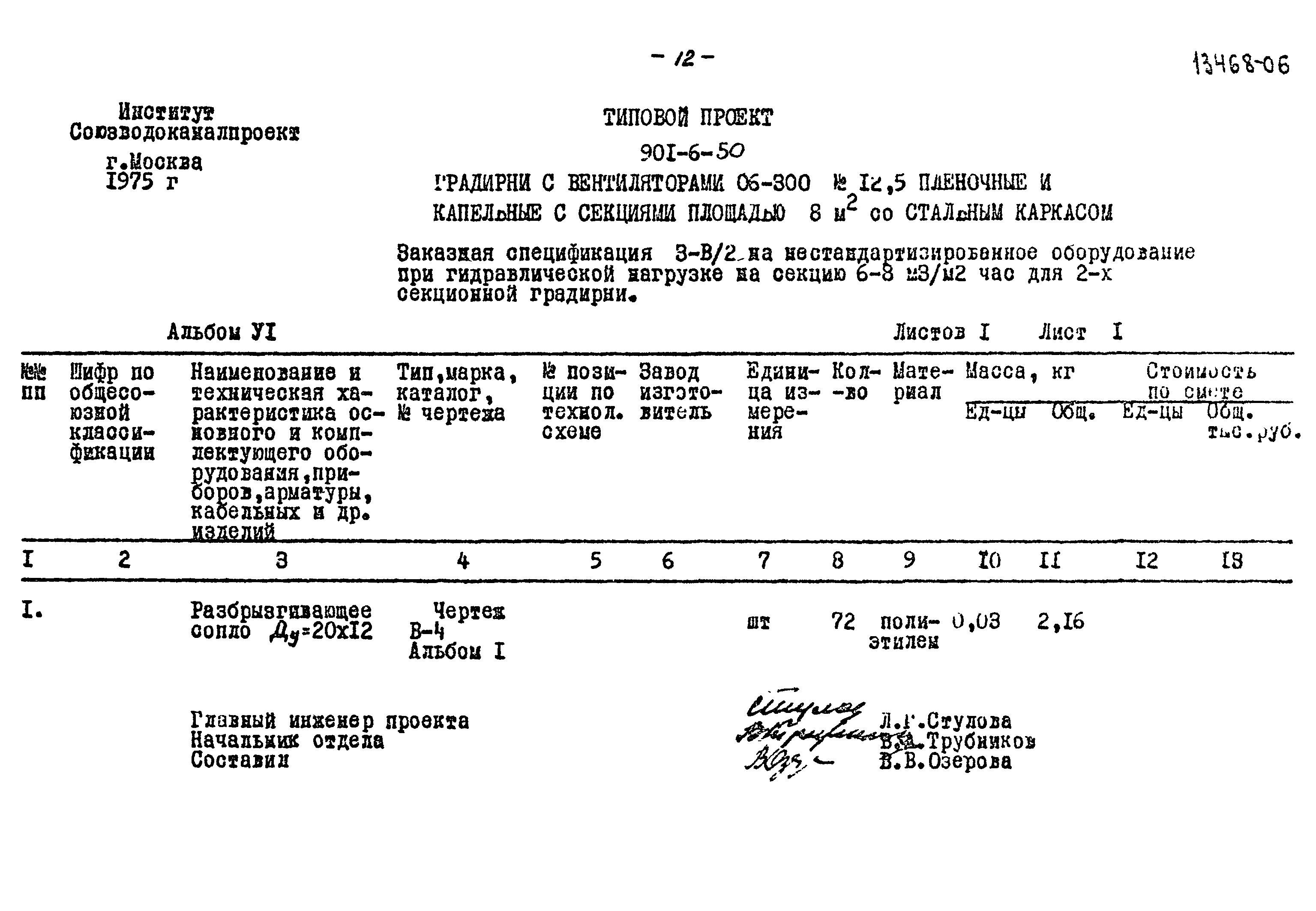 Типовой проект 901-6-50