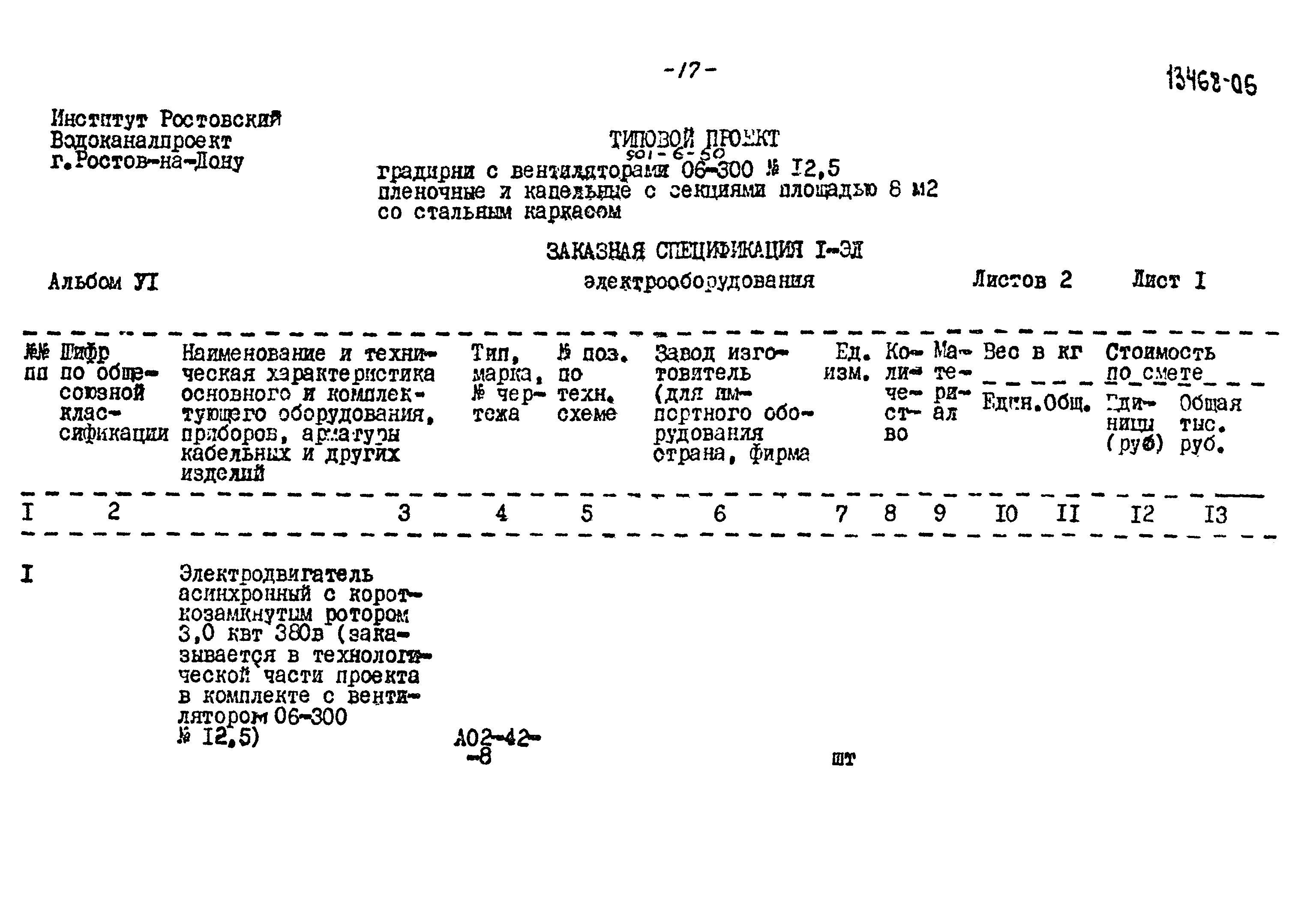 Типовой проект 901-6-50