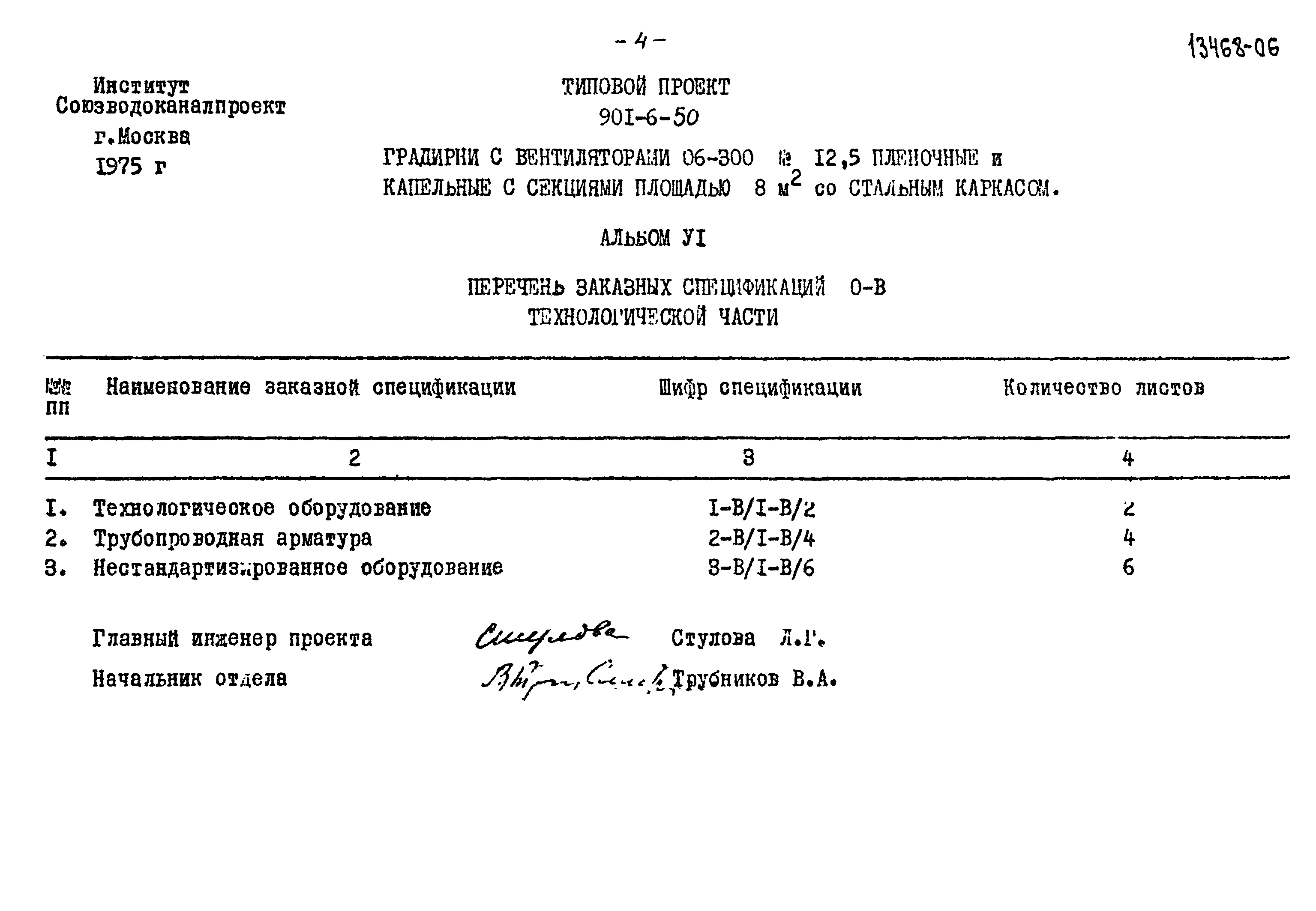 Типовой проект 901-6-50