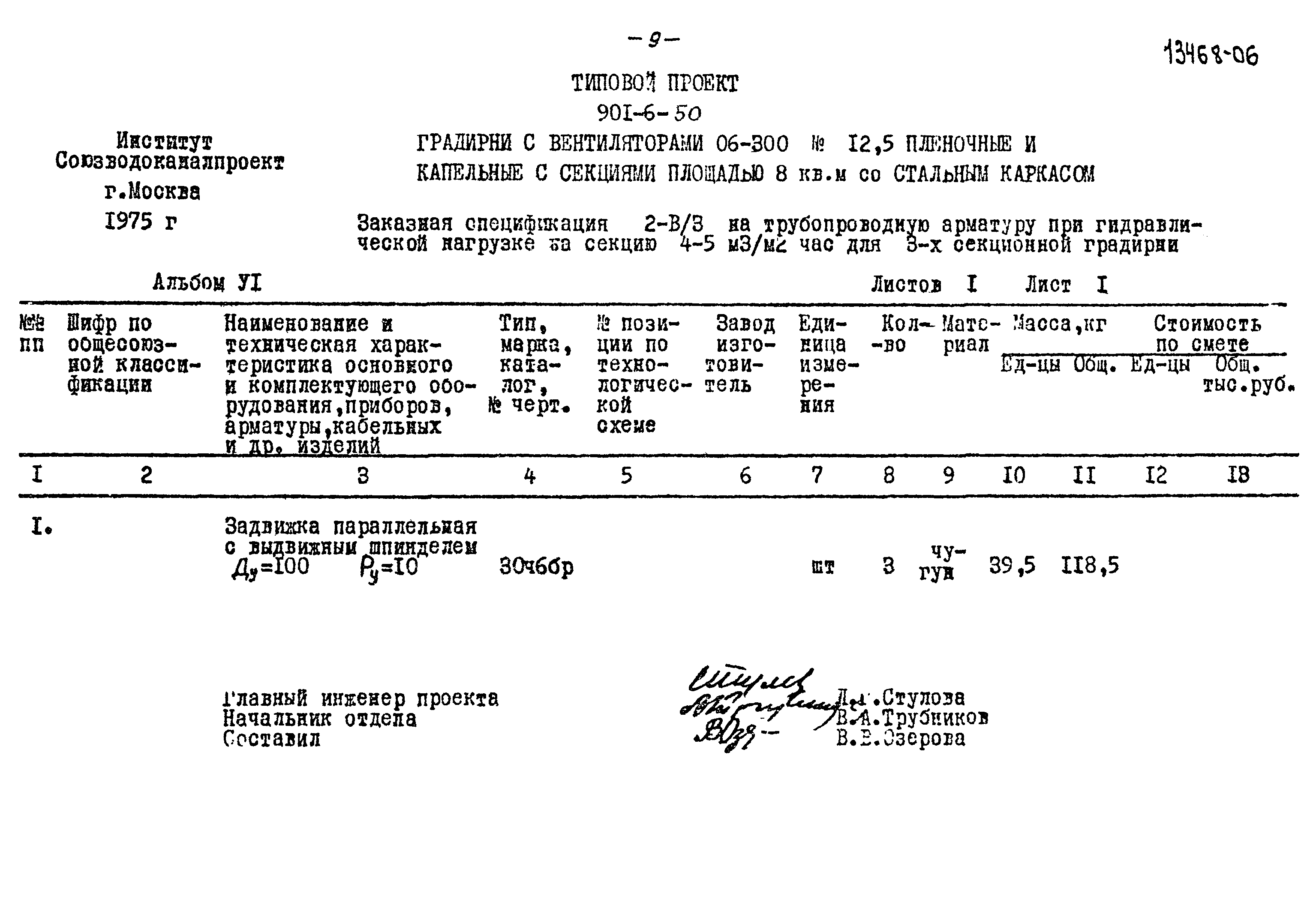 Типовой проект 901-6-50