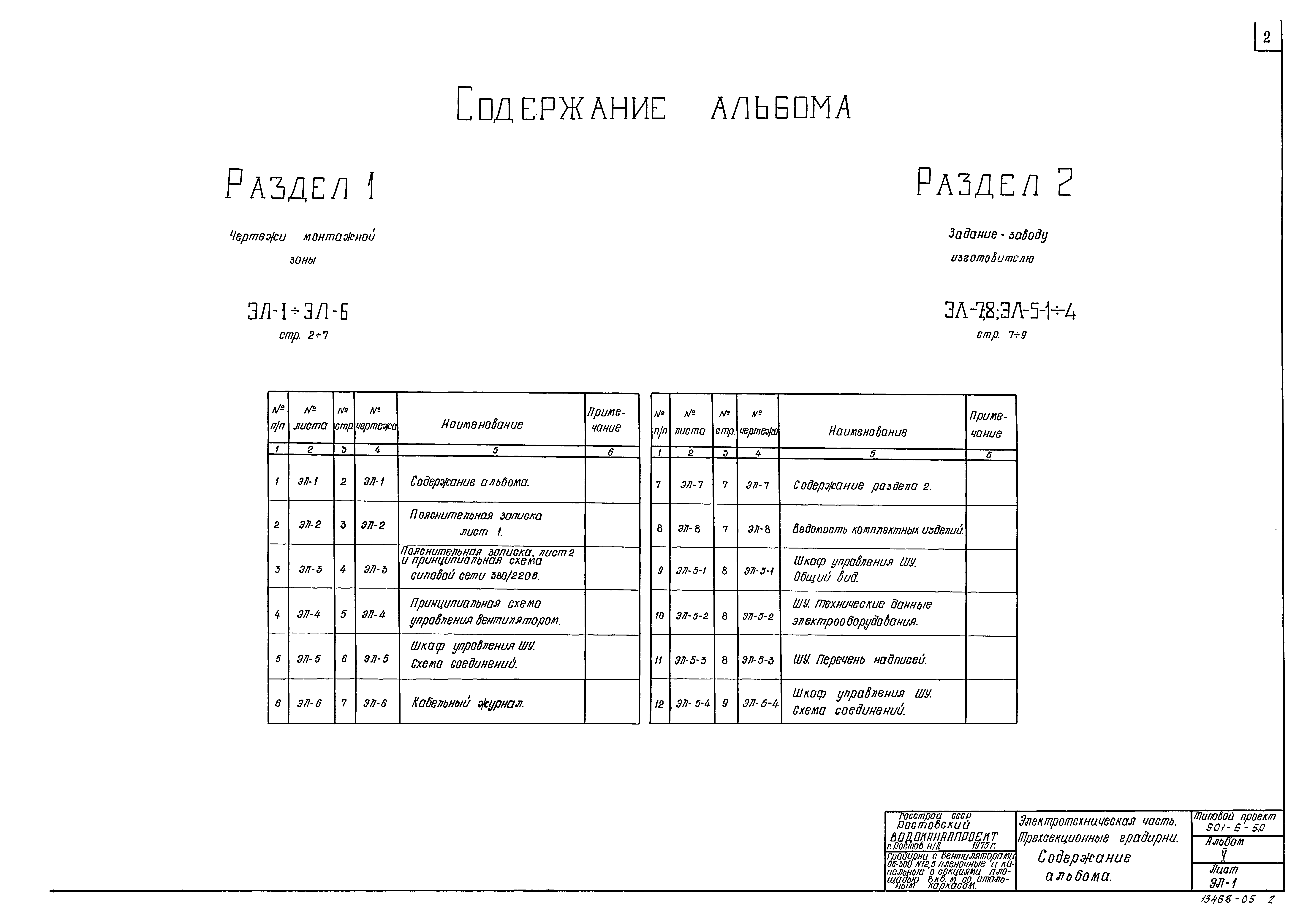 Типовой проект 901-6-50