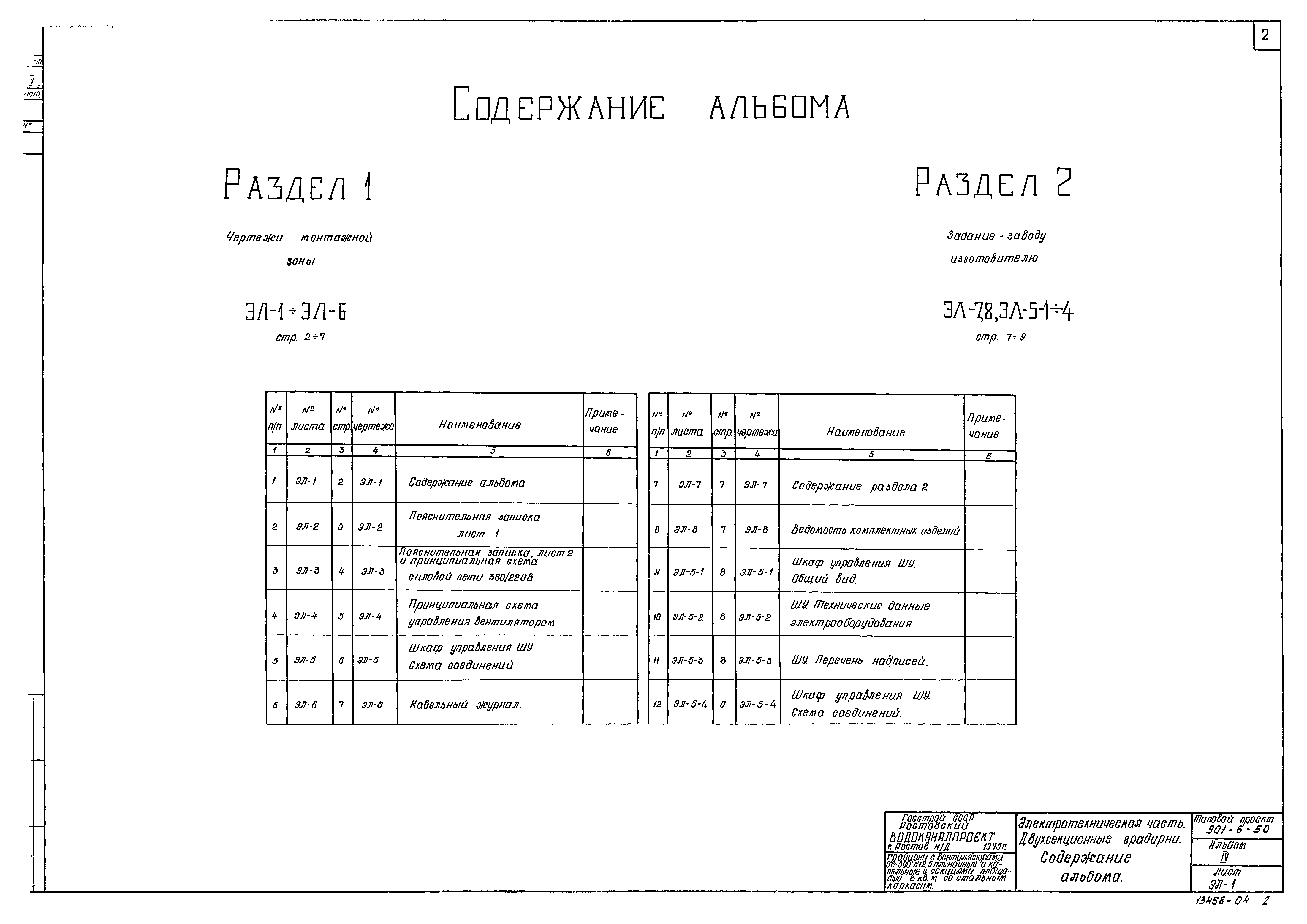 Типовой проект 901-6-50