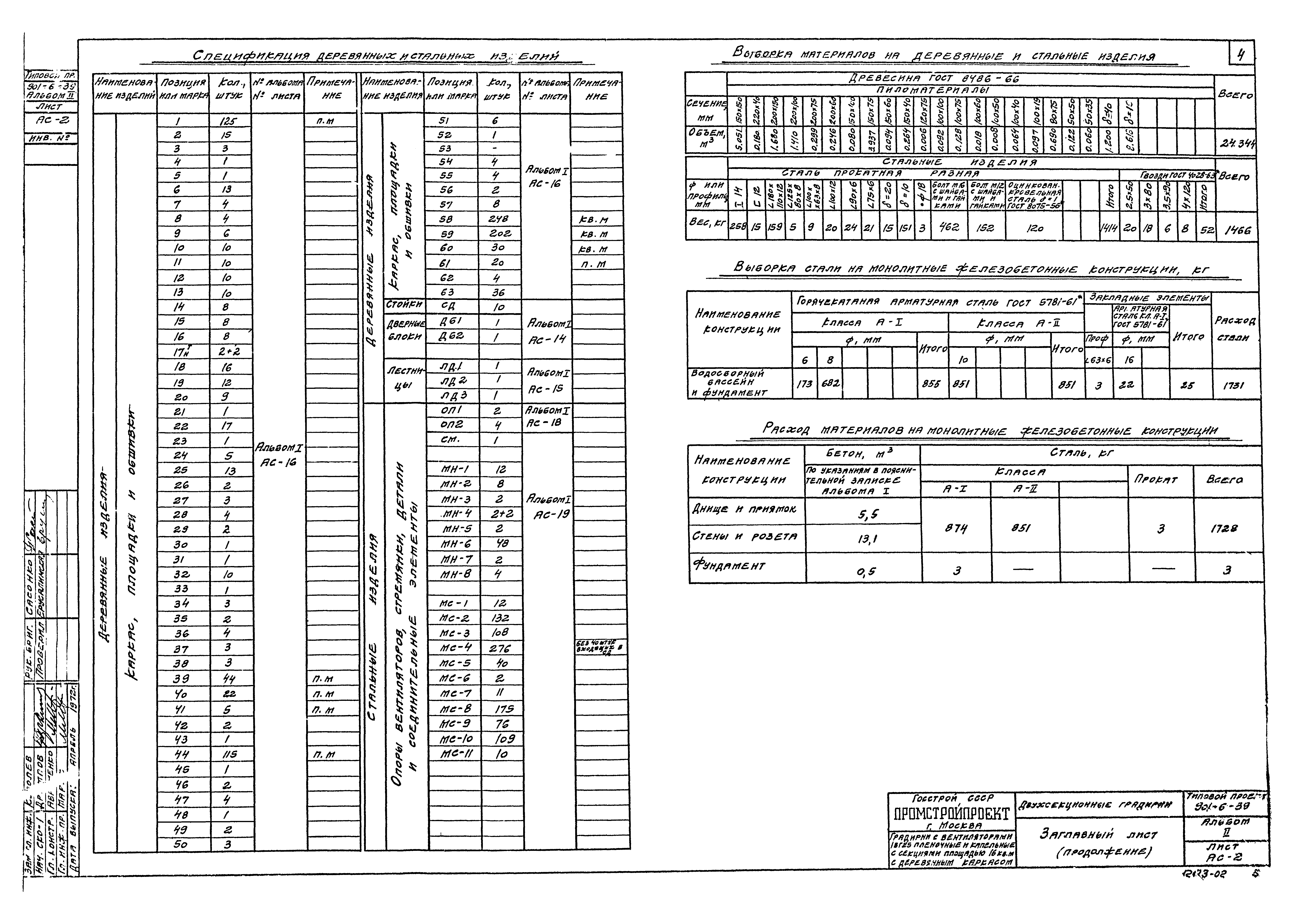 Типовой проект 901-6-39