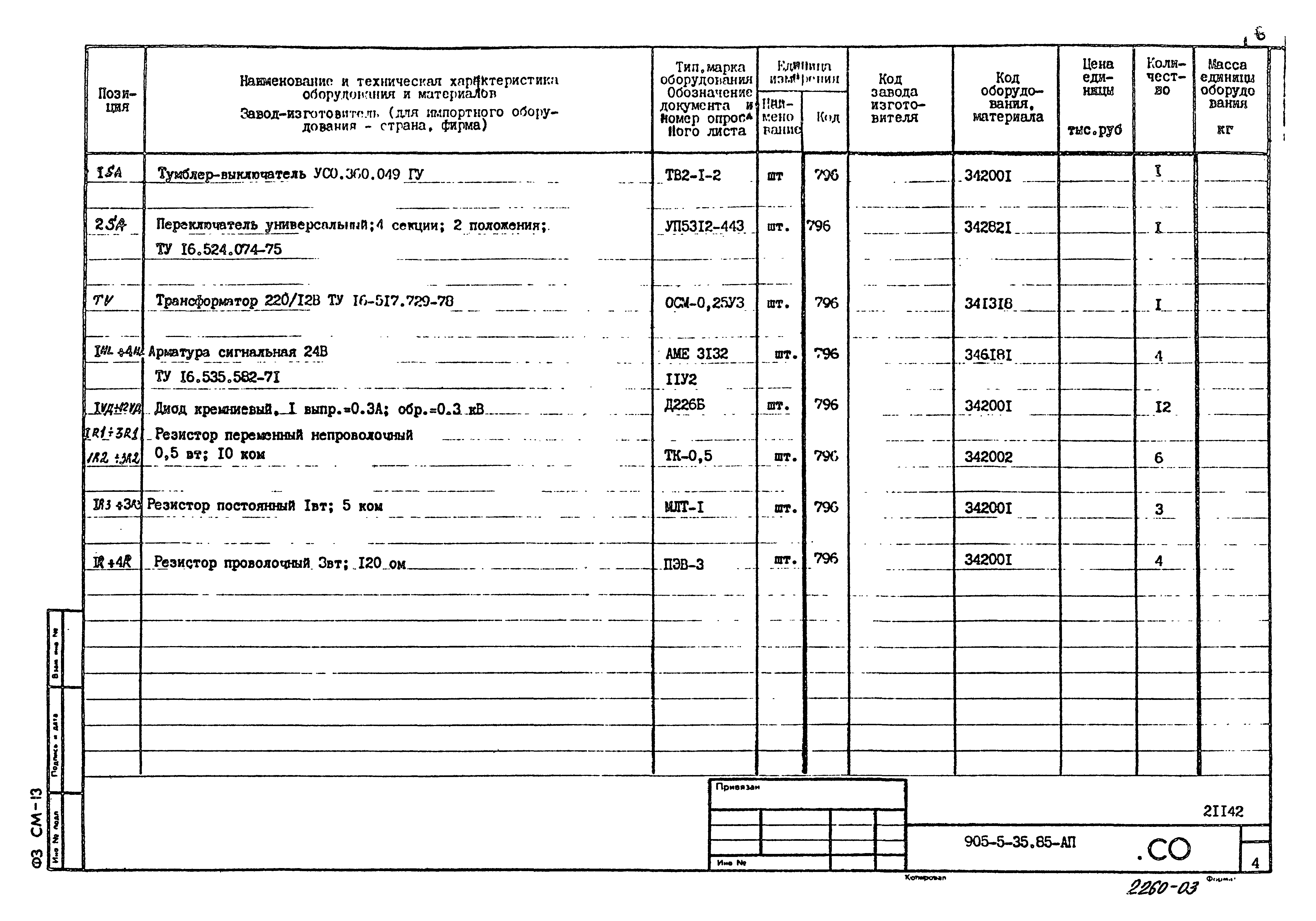 Типовой проект 901-5-35.85