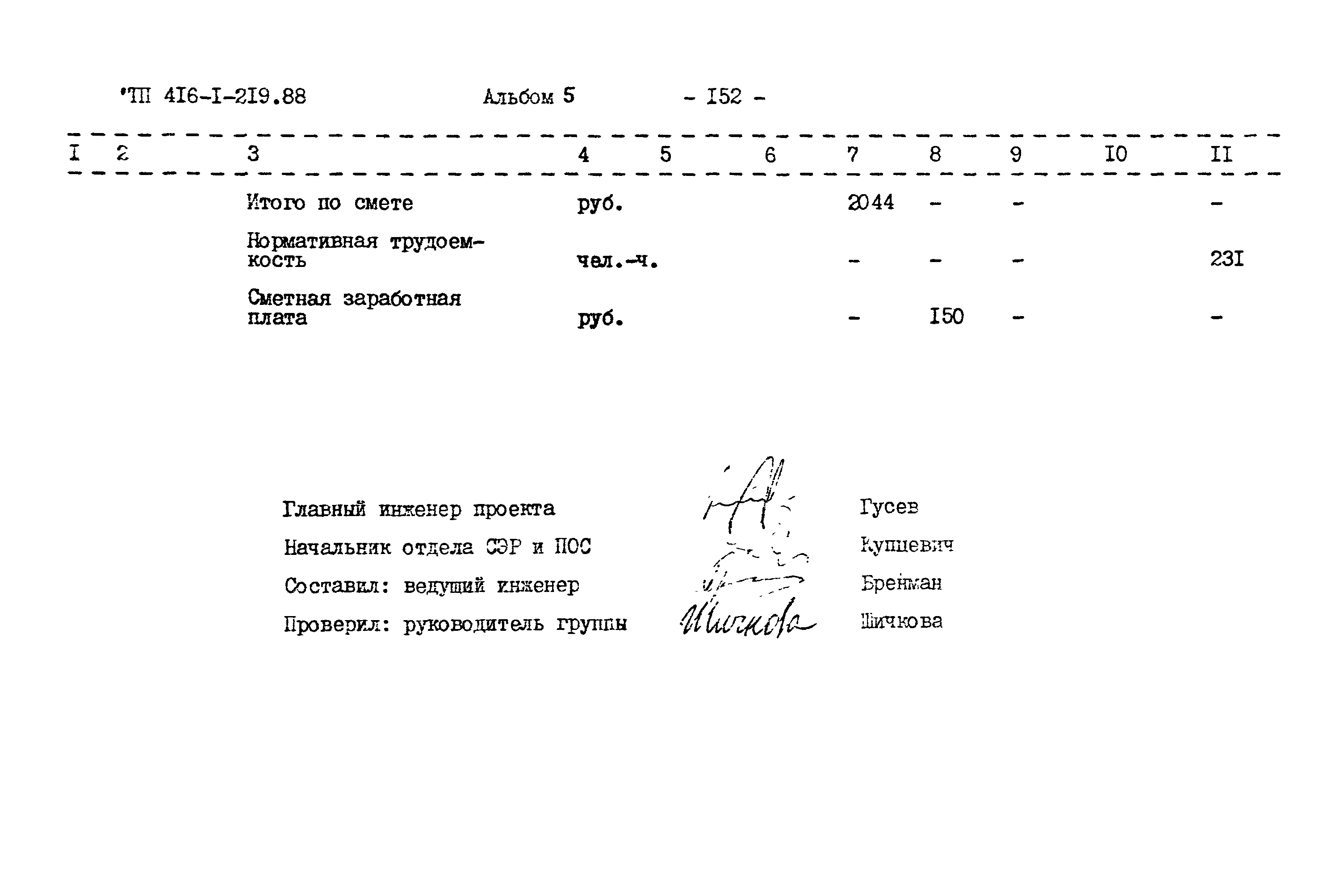 Типовой проект 416-1-219.88