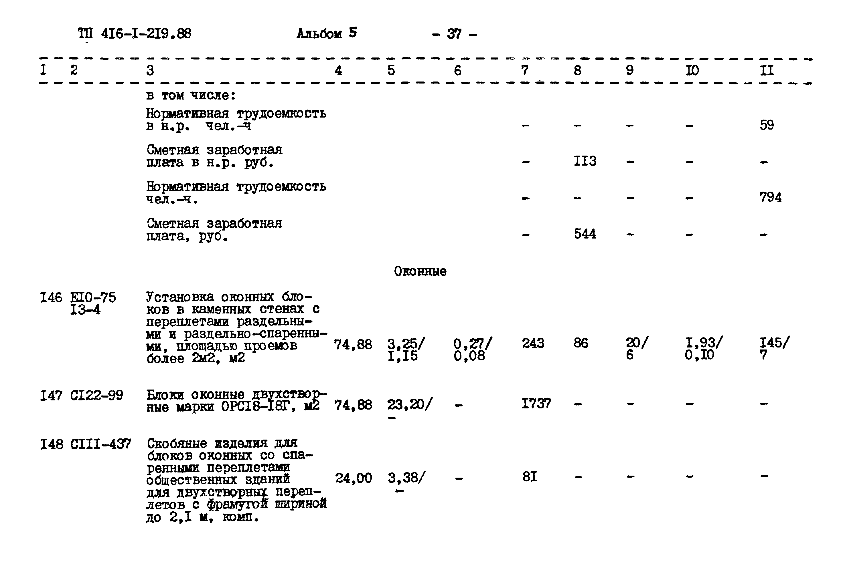 Типовой проект 416-1-219.88