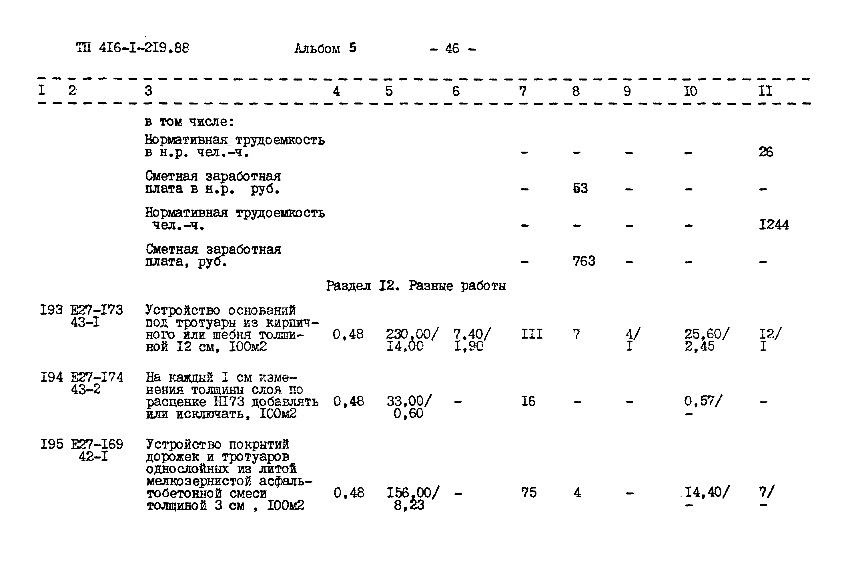 Типовой проект 416-1-219.88