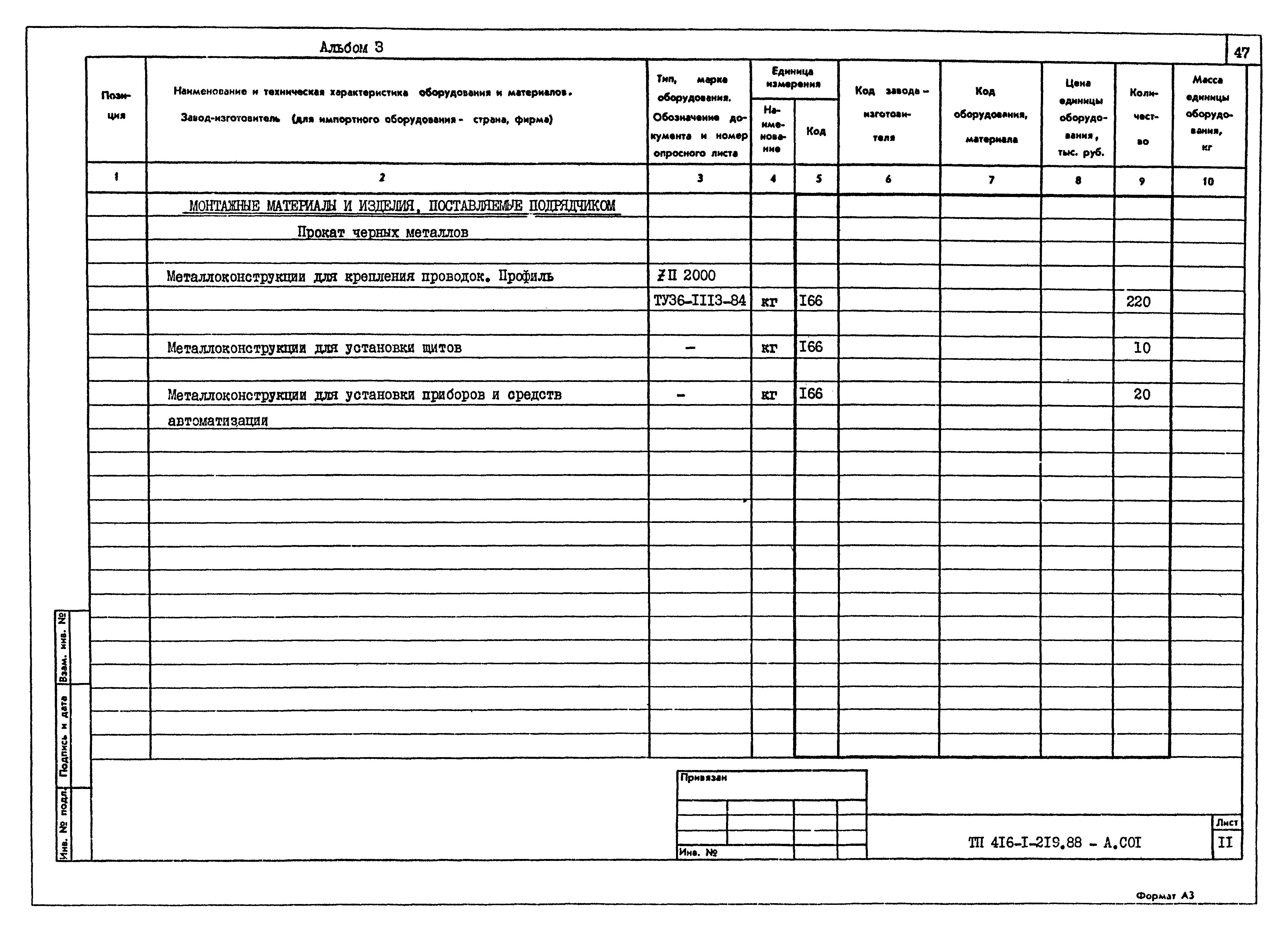Типовой проект 416-1-219.88
