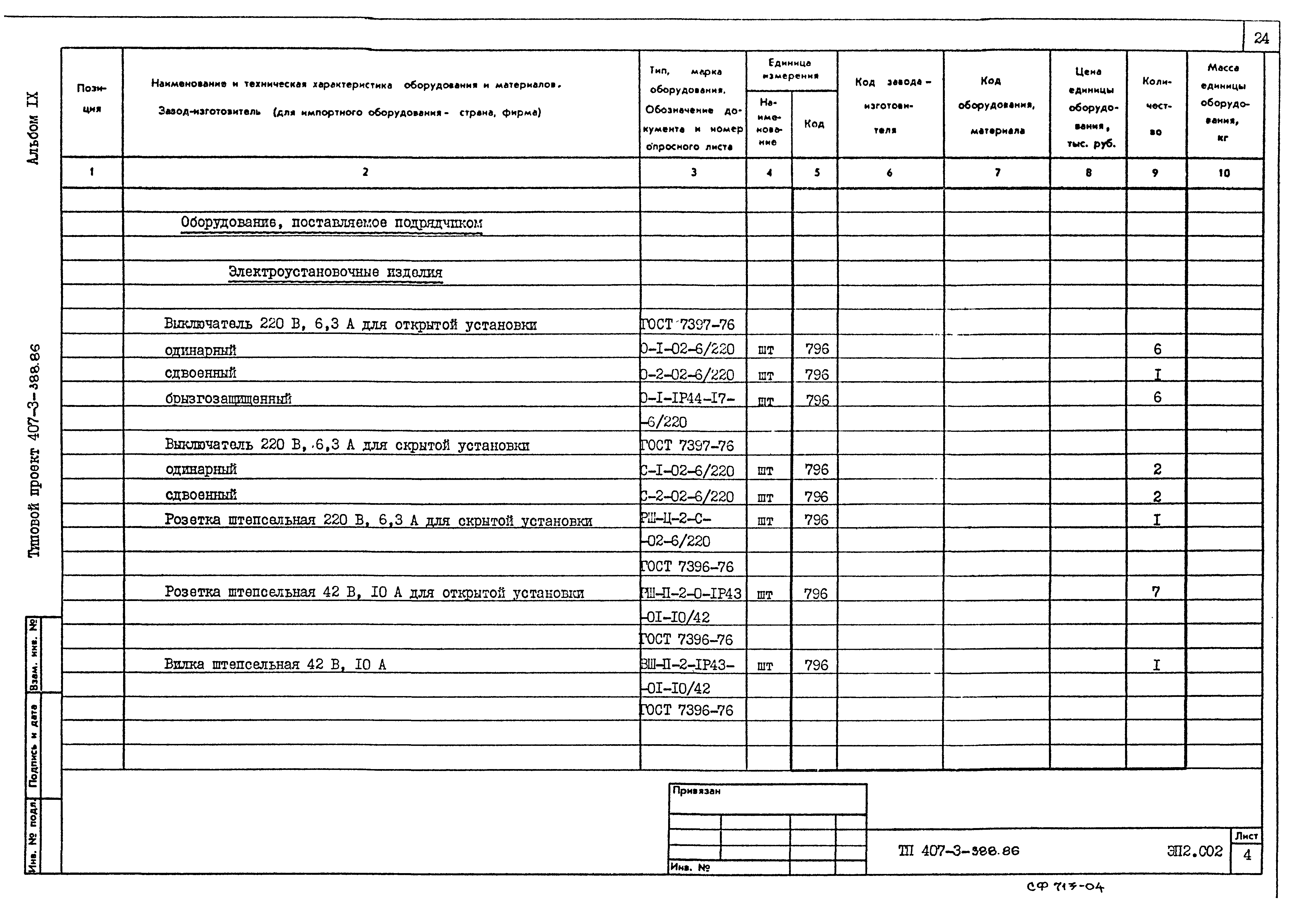 Типовой проект 407-3-388.86