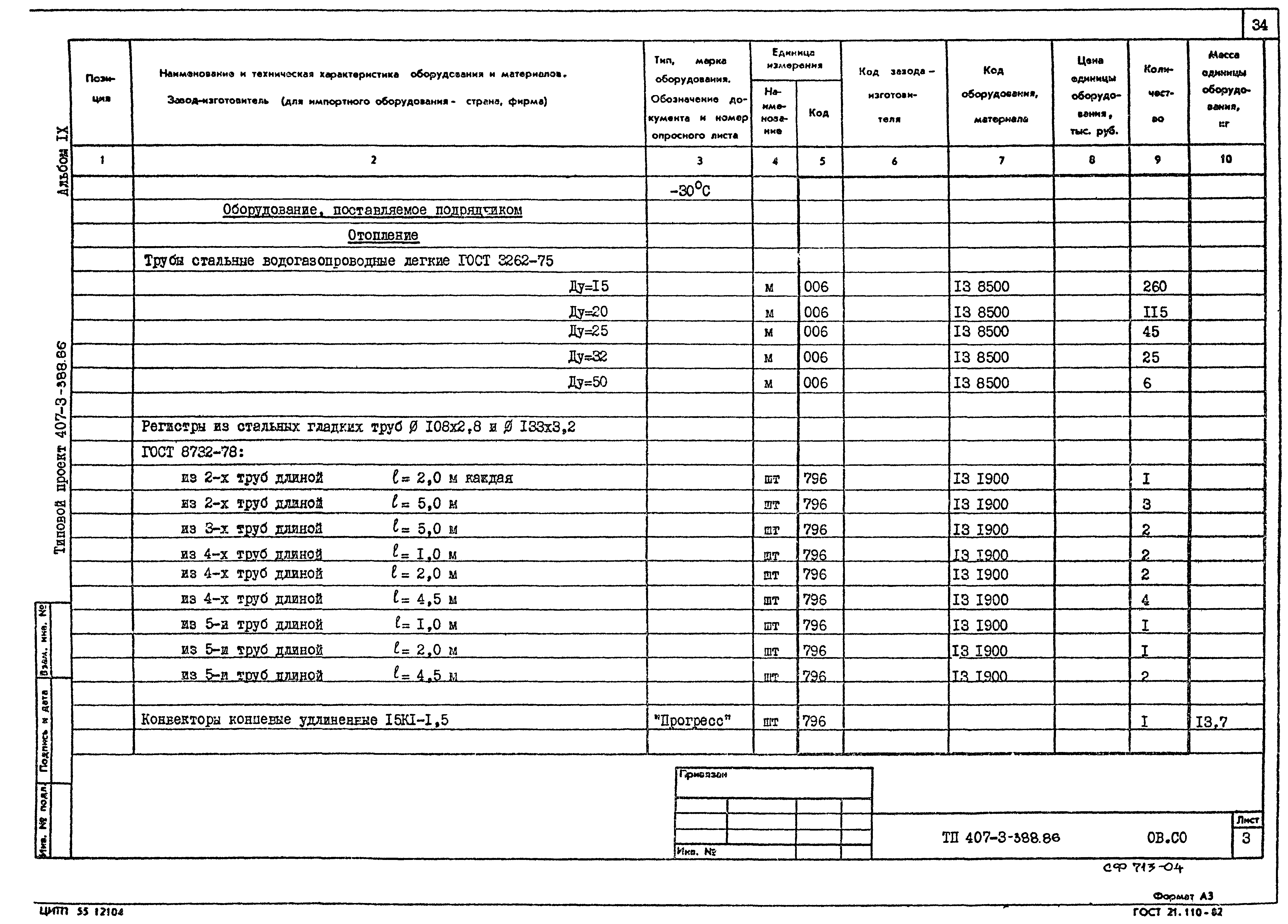 Типовой проект 407-3-388.86