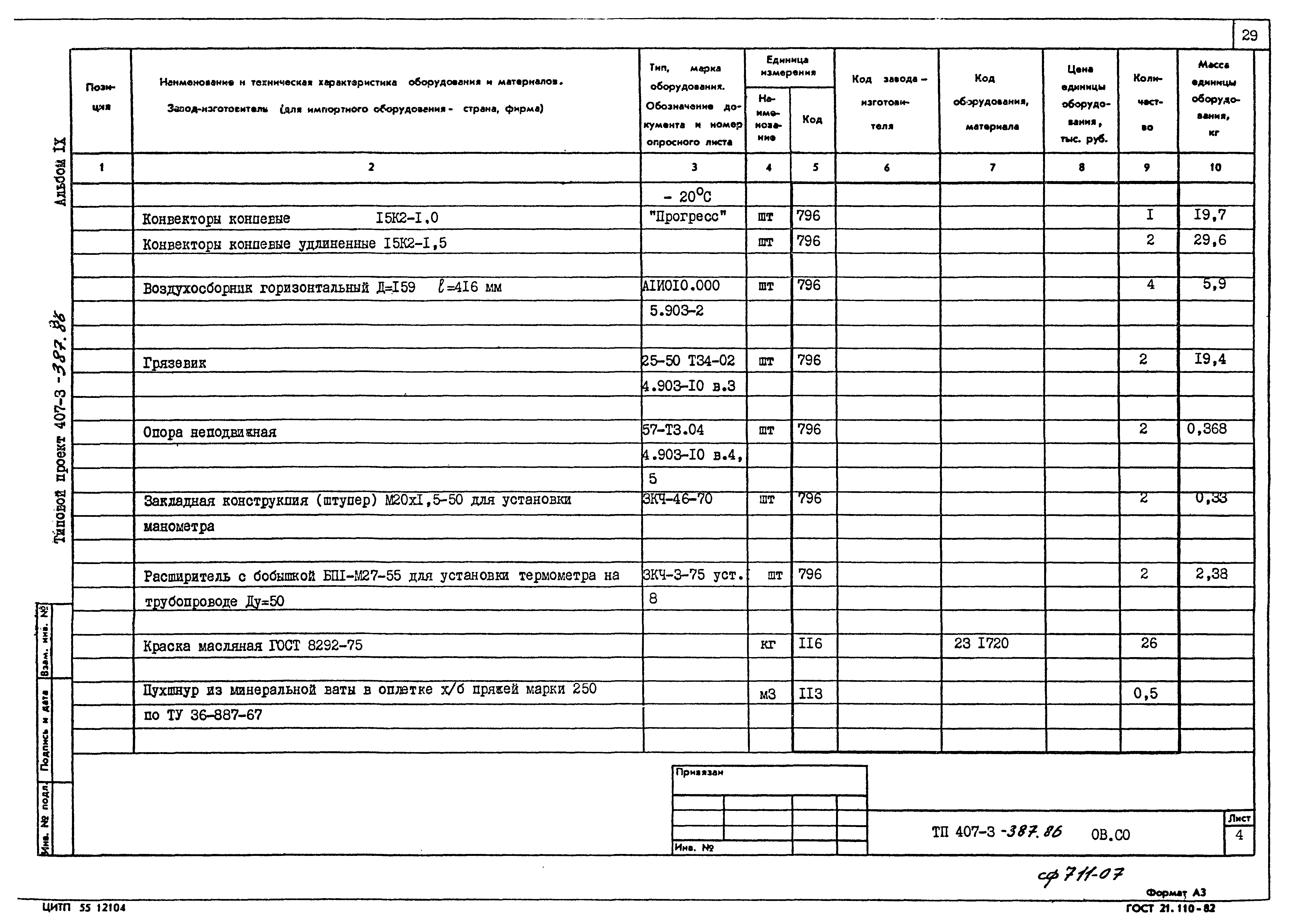 Типовой проект 407-3-387.86
