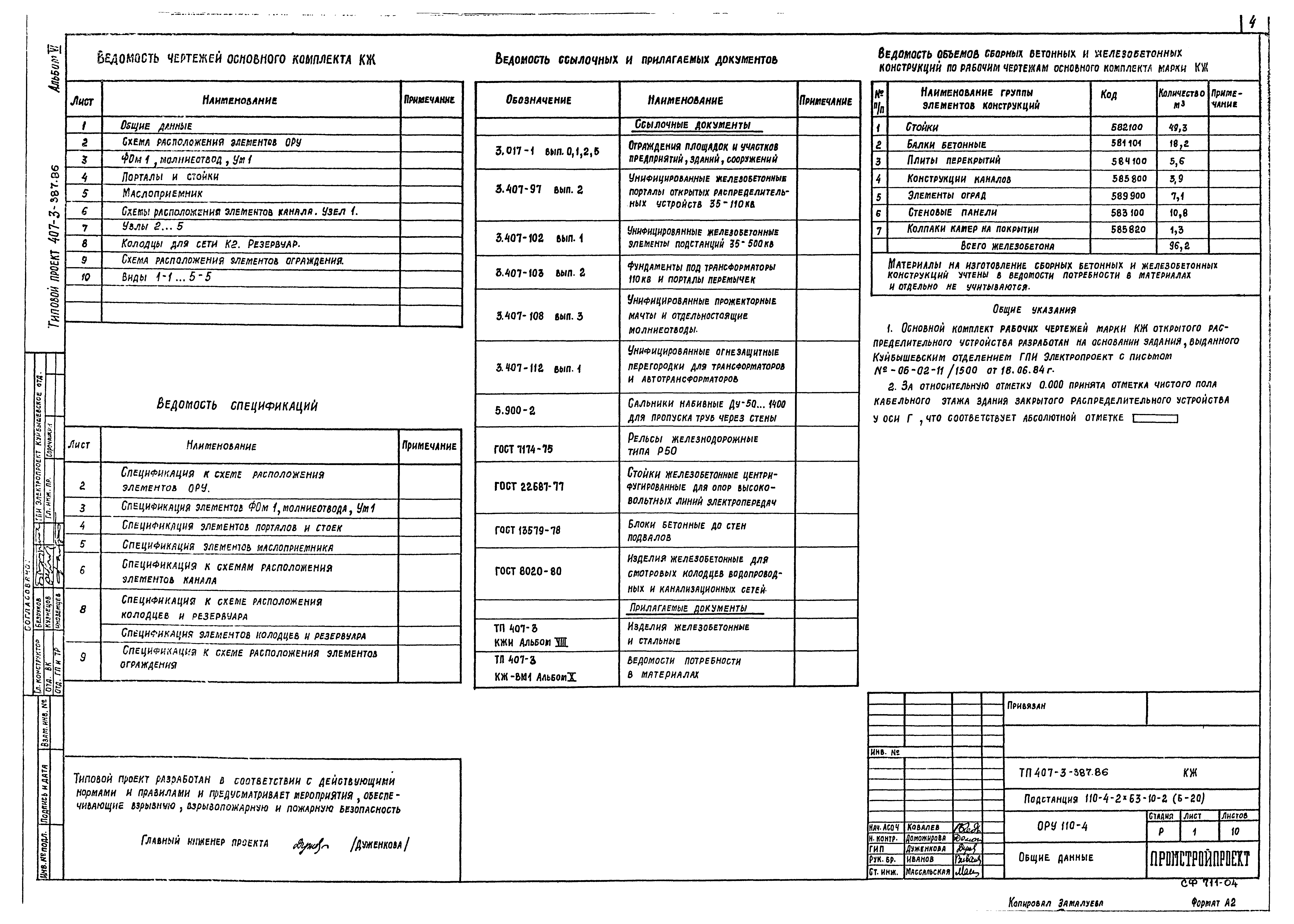 Типовой проект 407-3-387.86