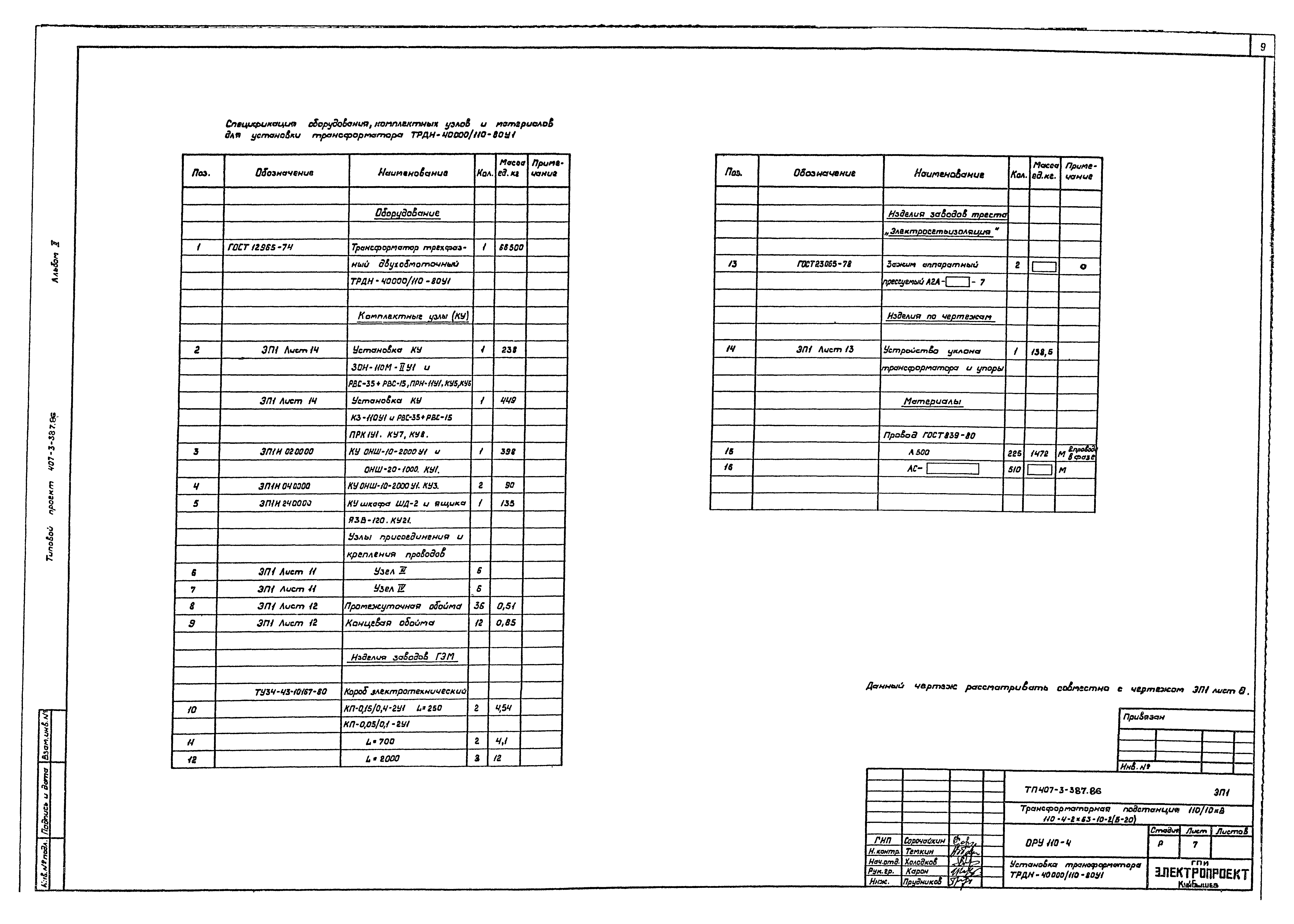 Типовой проект 407-3-387.86