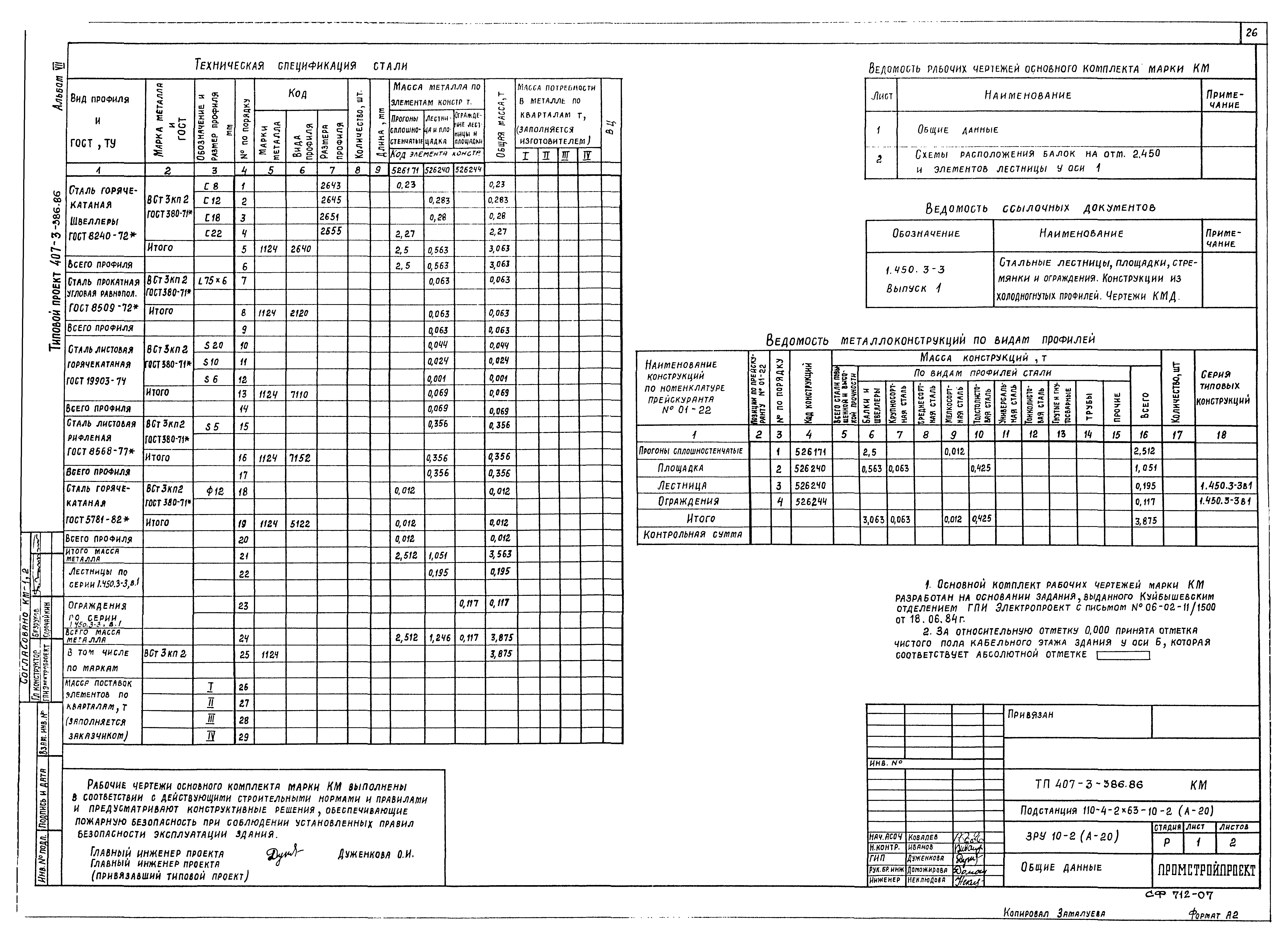 Типовой проект 407-3-386.86