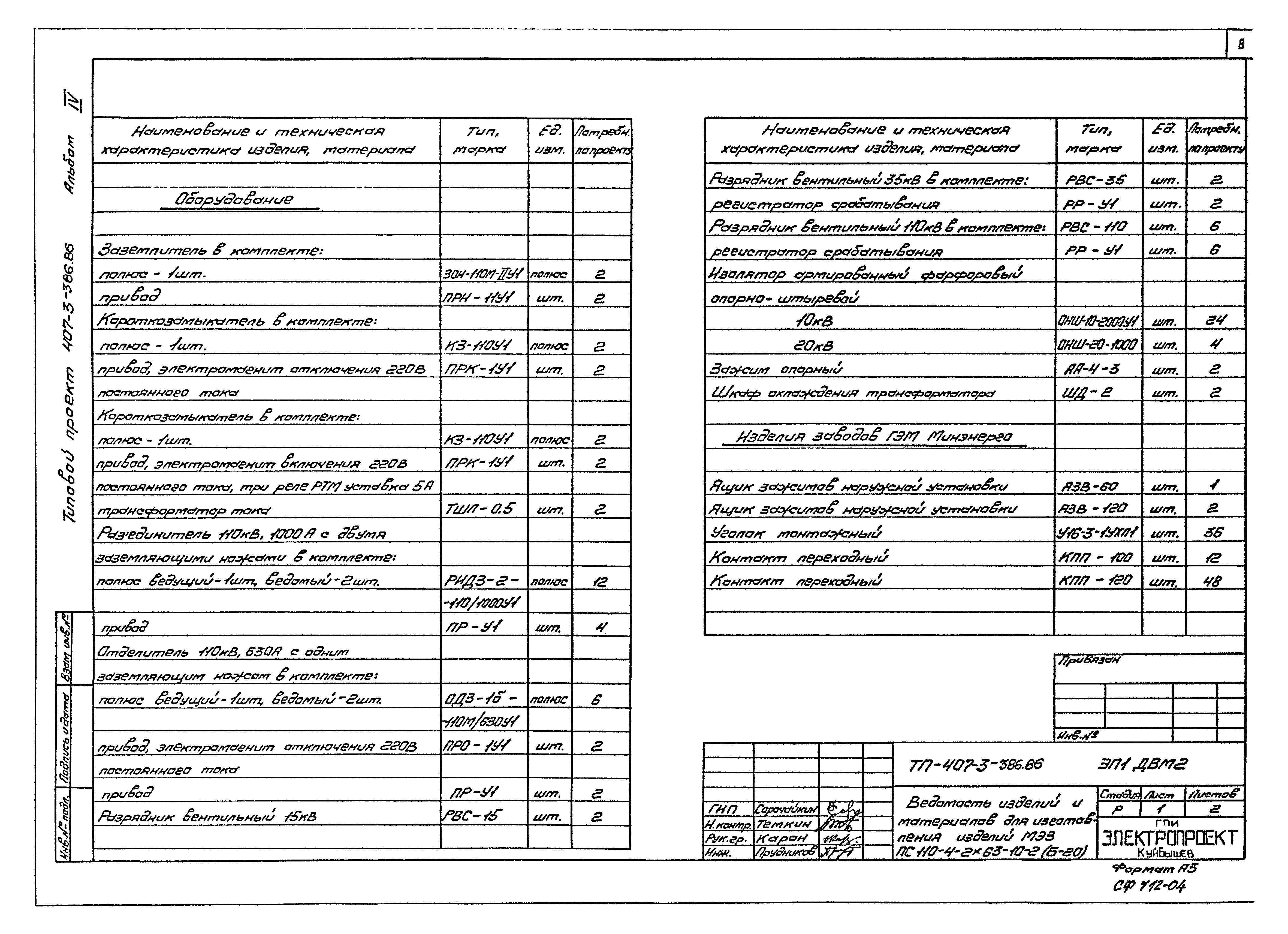Типовой проект 407-3-386.86